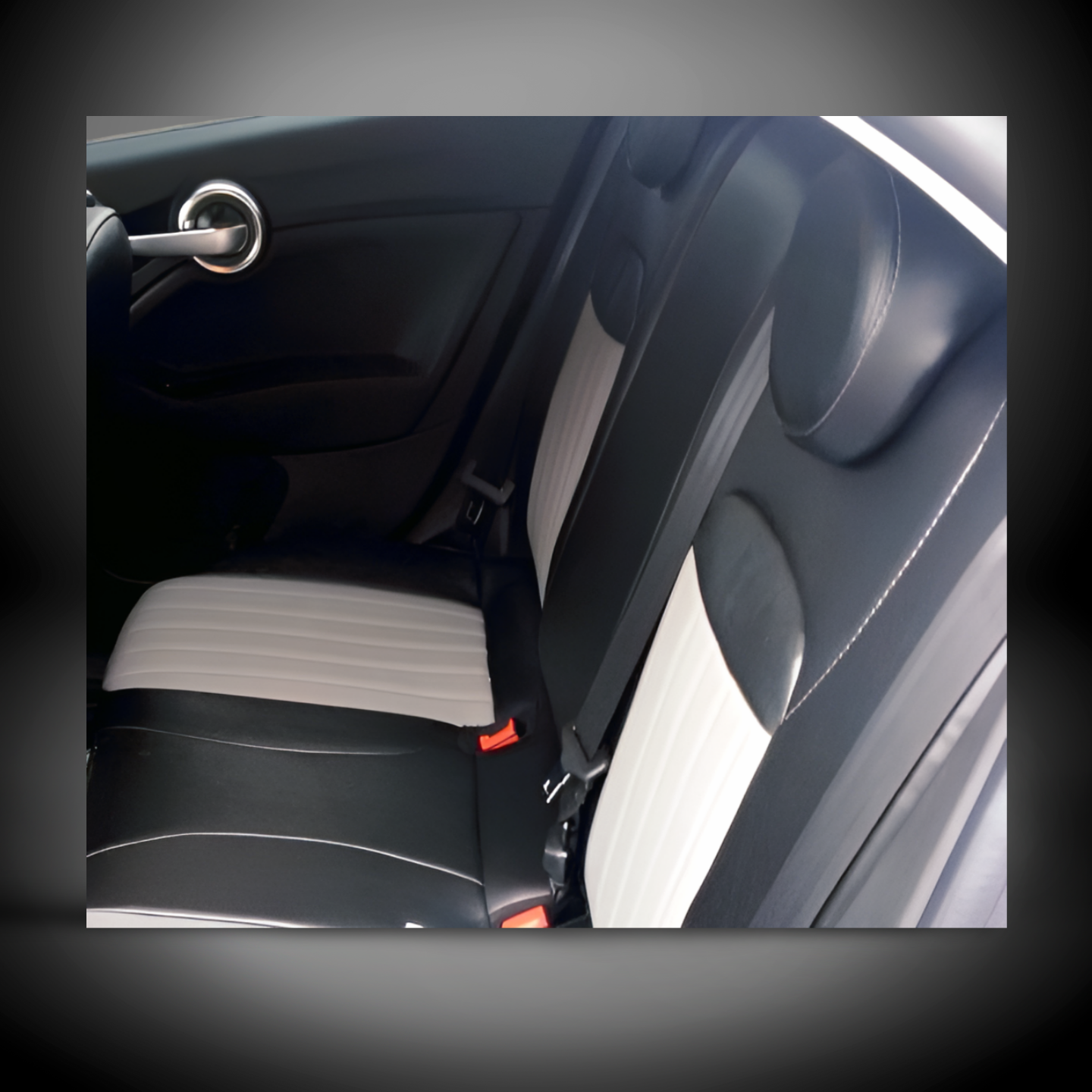 Copri-sedili Fodere  Su misura in eco-pelle/skai FIAT 500x