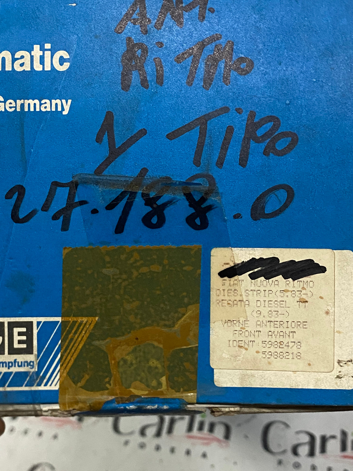 AMMORTIZZATORE ANTERIORE NUOVO – FIAT RITMO / REGATA 5