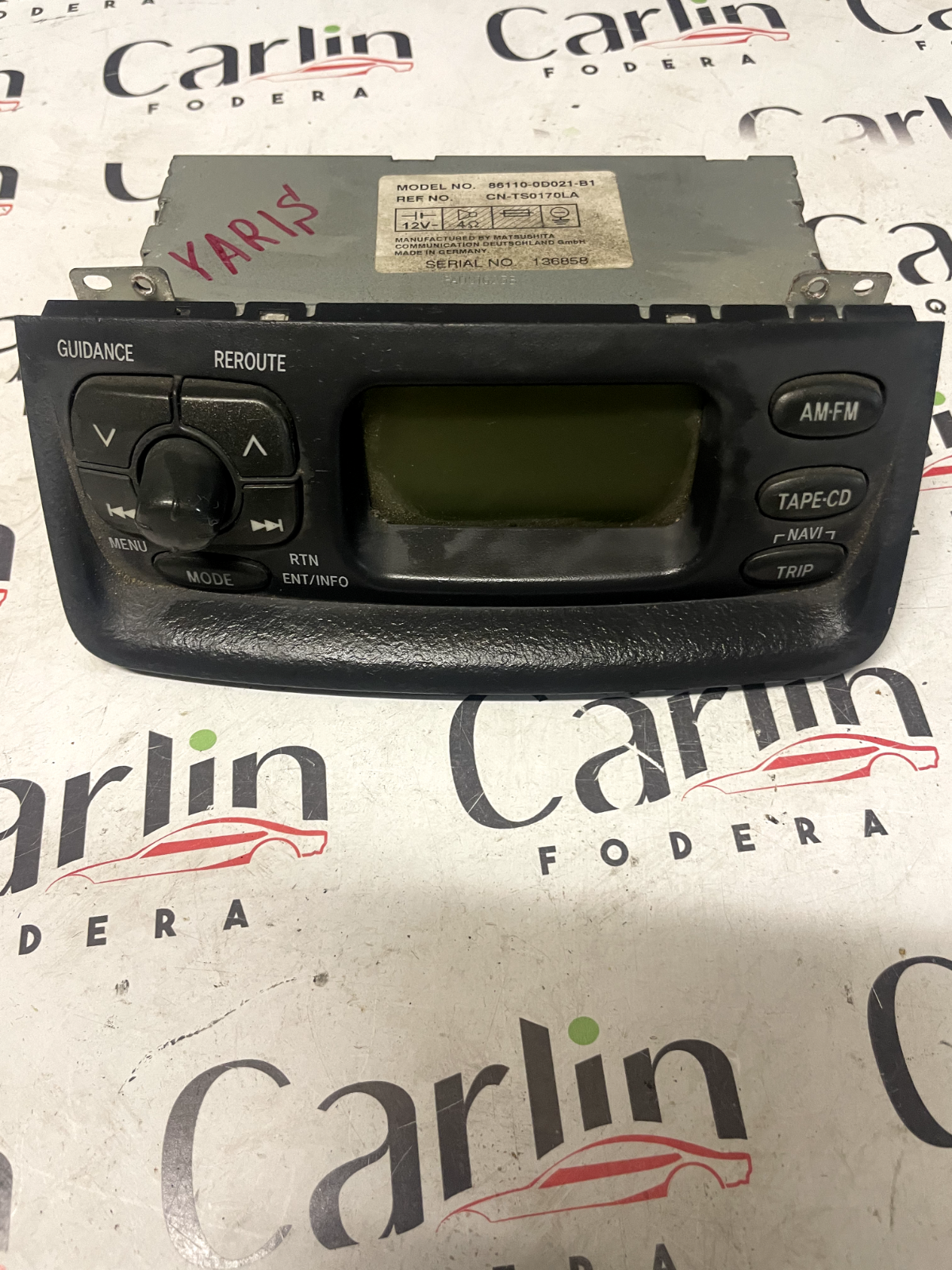 AUTORADIO TOYOTA YARIS 86110-0D021-B1
