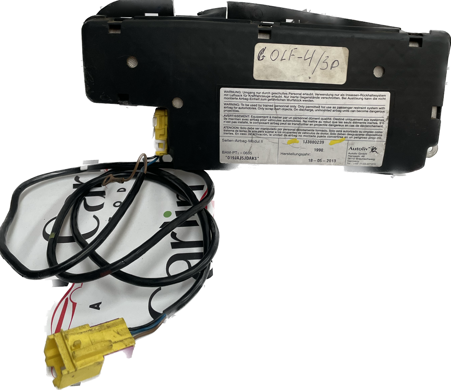 Airbag Laterale Sedile Sinistro Volkswagen New Beetle/Golf - 1J3880239E