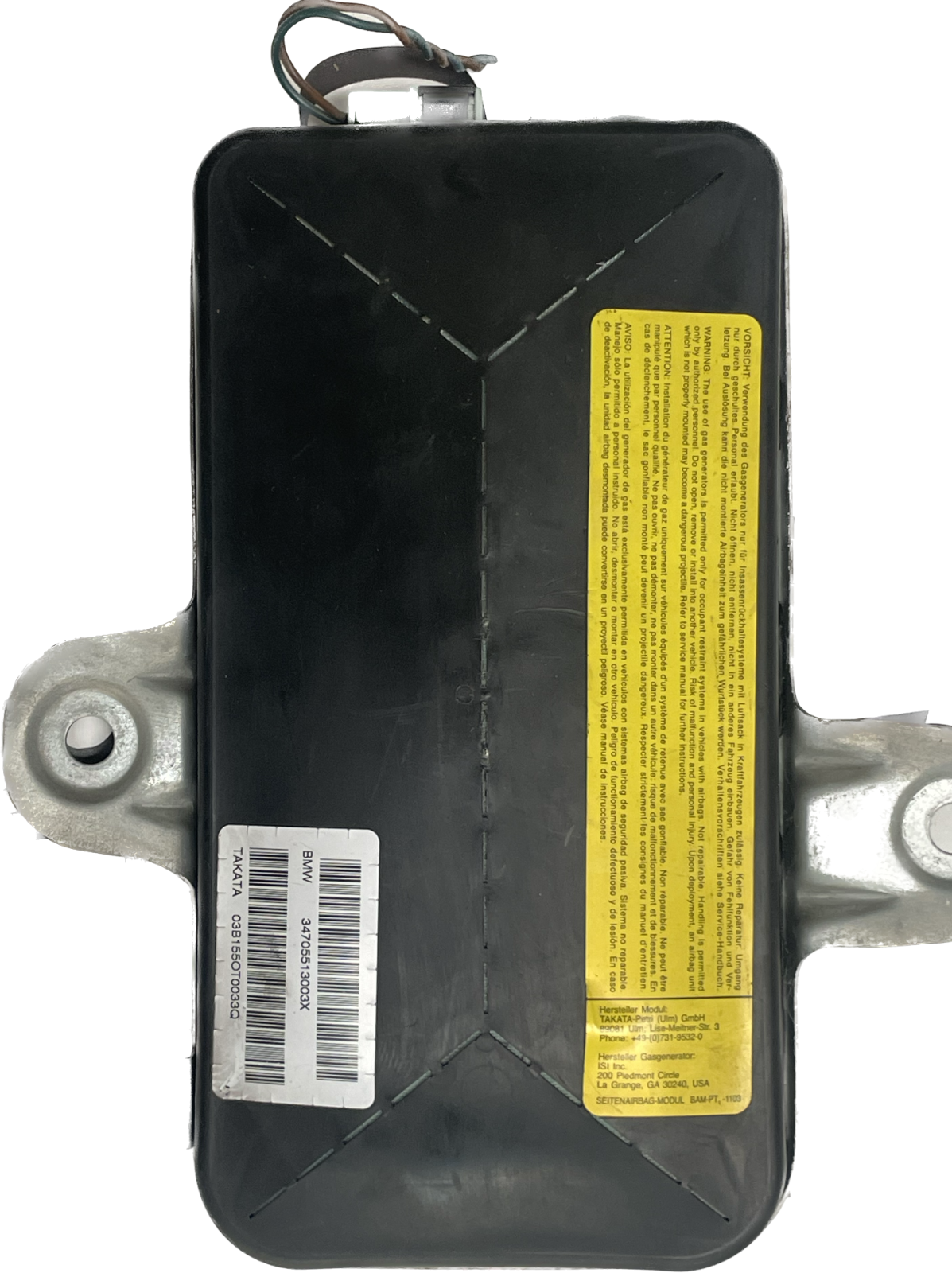 Airbag Sedile Anteriore DX BMW Compact 2003 - 34705513003X