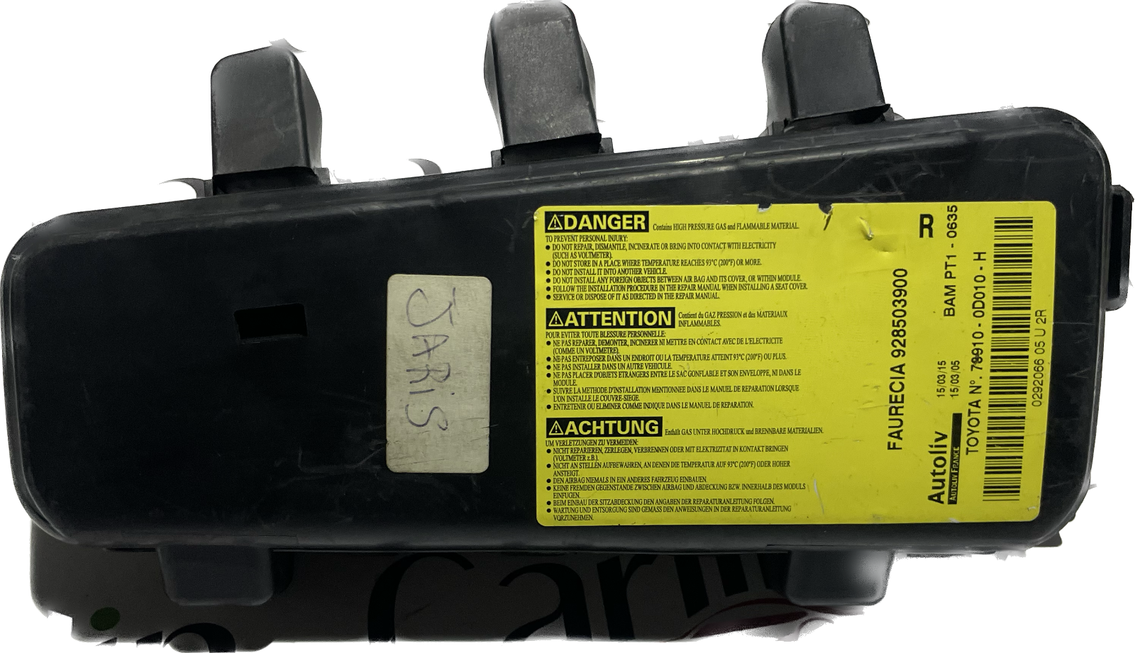 Airbag Sedile Anteriore Destro Toyota Yaris 1999-2005