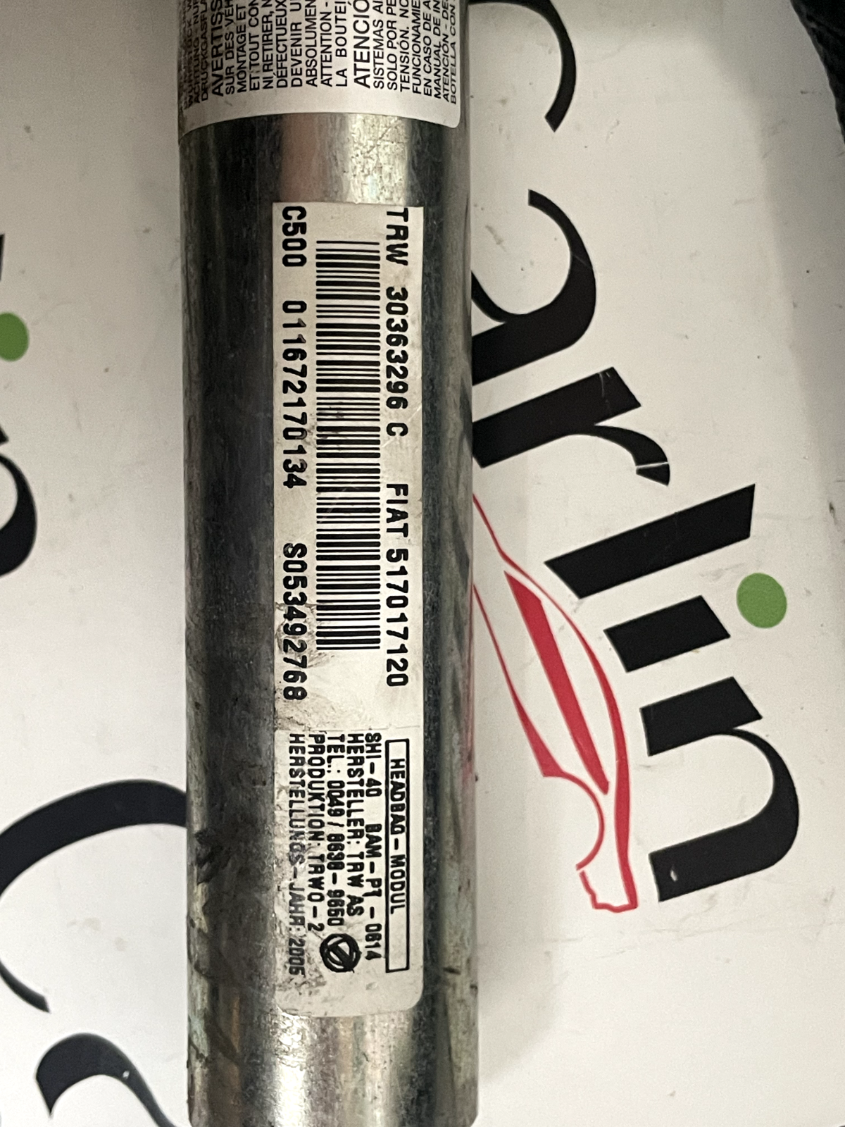 Airbag Tendina Sinistra SX FIAT Grande Punto 2006 517017120 detail 4