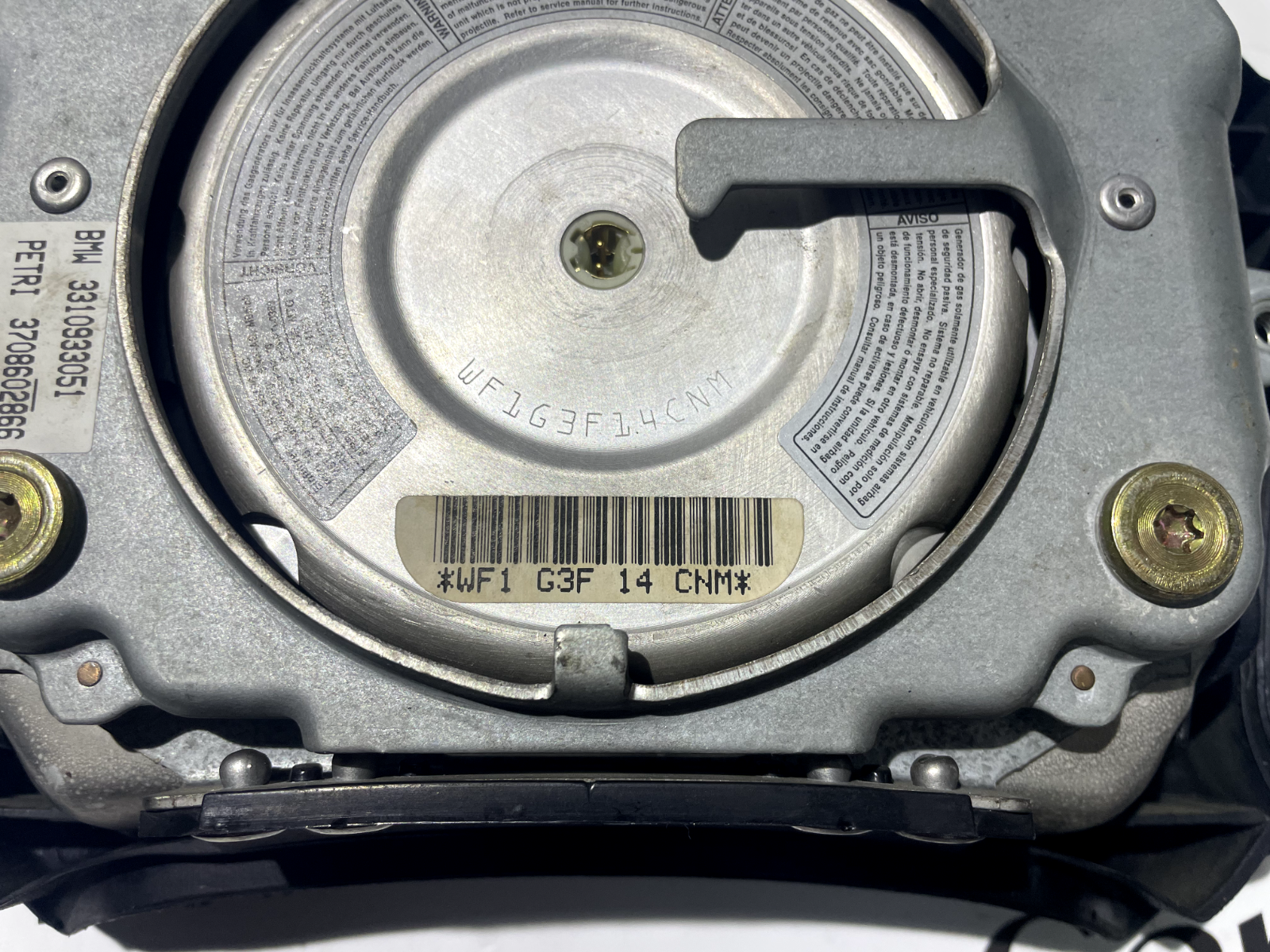 Airbag Volante BMW Serie 3 E36 (1990-2001) - 3310933051 detail code