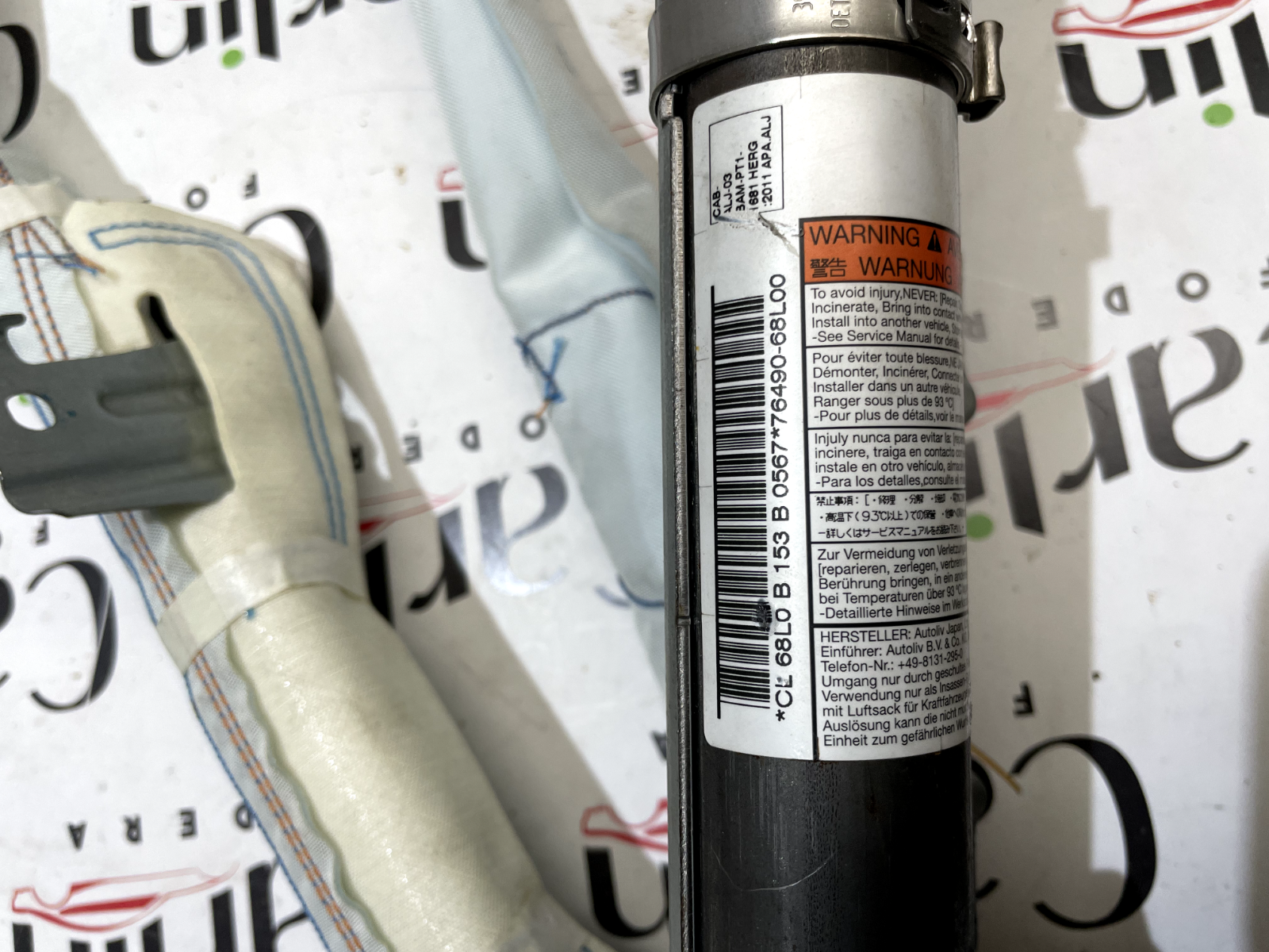 Airbag a Tendina Laterale Sinistro SUZUKI SWIFT 617212700B002 detail 3