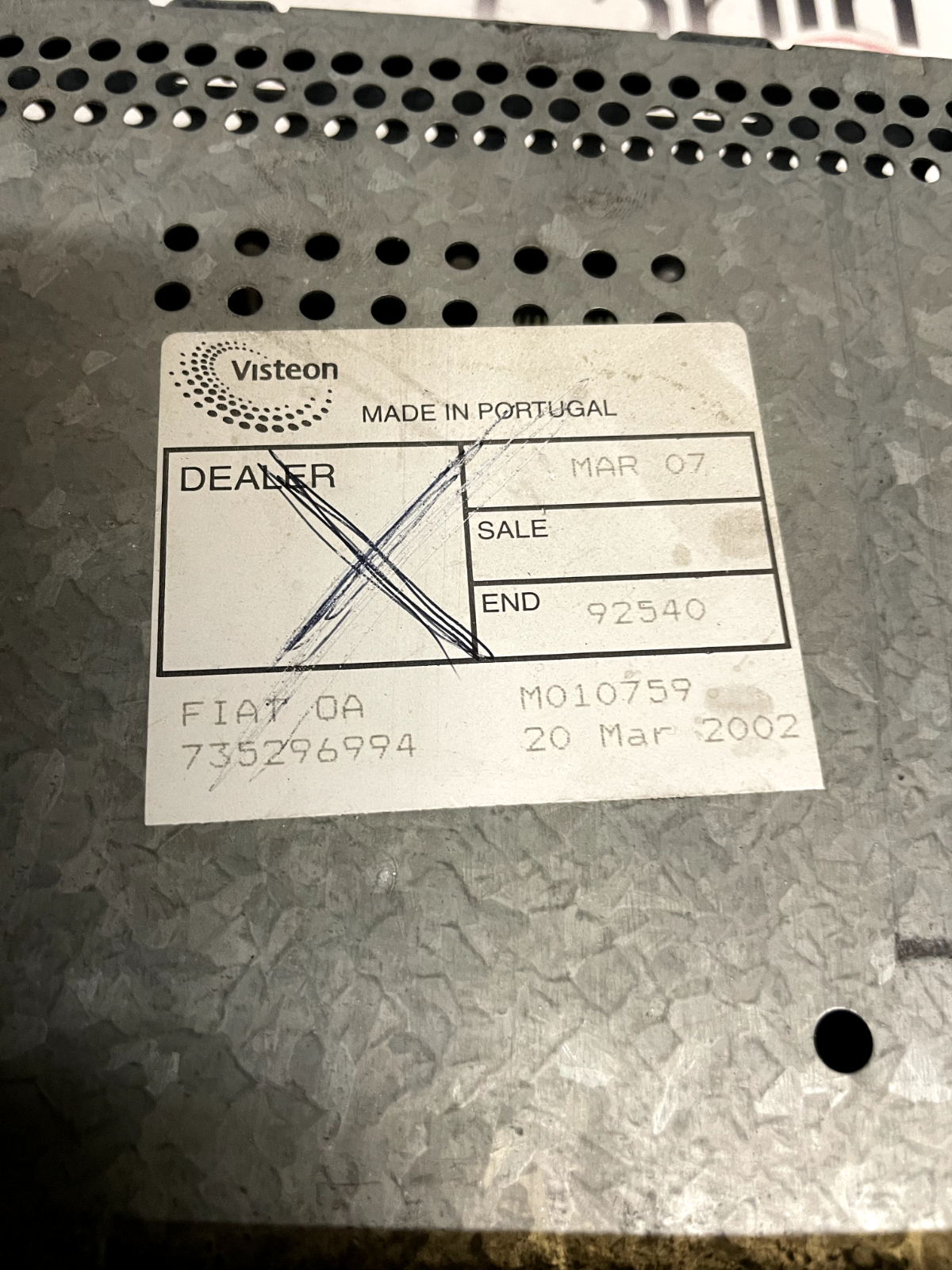 Autoradio/Mangianastri Fiat Stilo 735296994 detail 2