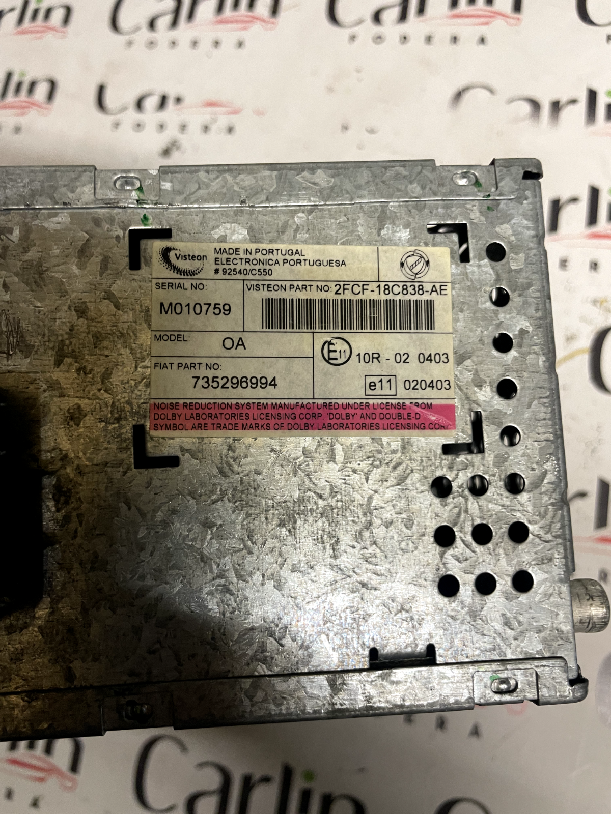 Autoradio/Mangianastri Fiat Stilo 735296994 detail 3