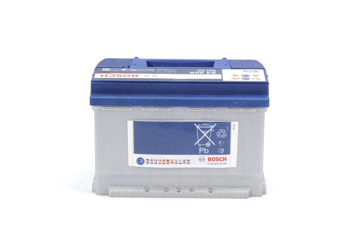 Batteria BOSCH S4 008 12V 74Ah 680A B13 detail