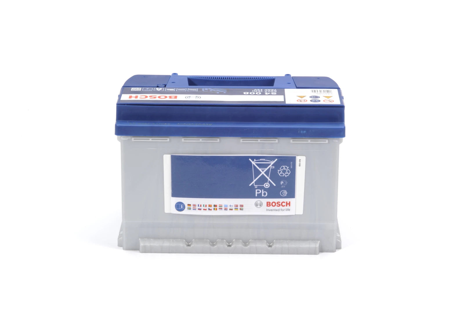 Batteria BOSCH S4 008 12V 74Ah 680A B13 detail