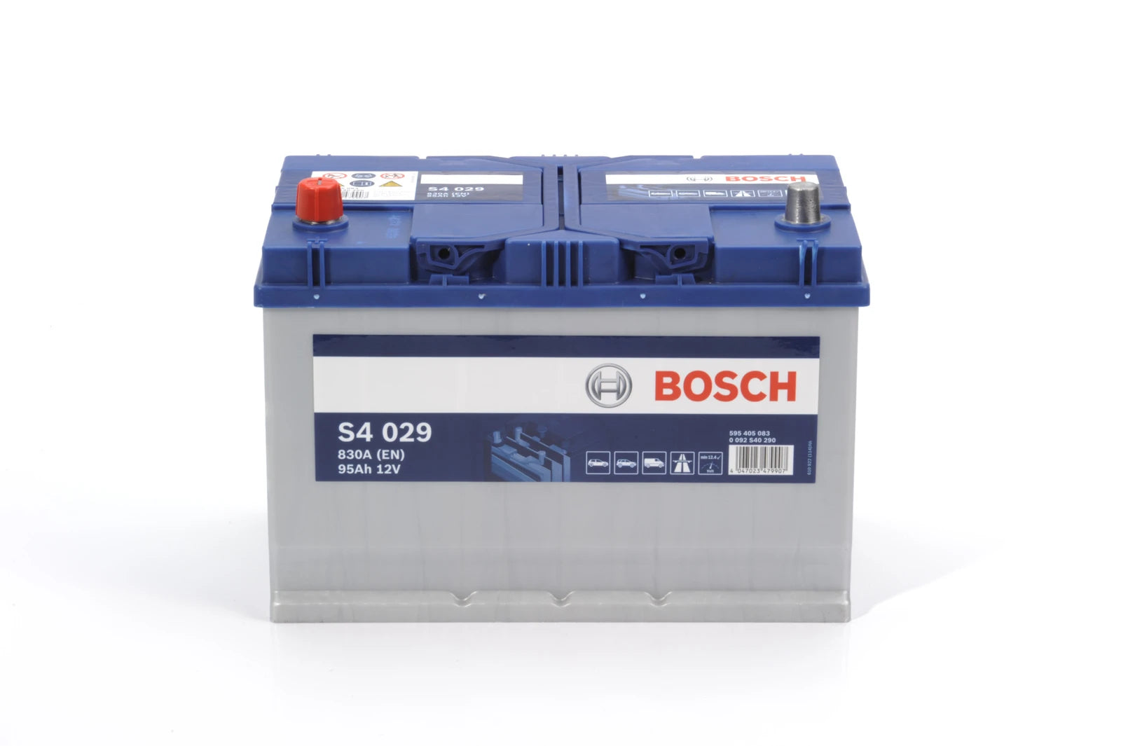 Batteria BOSCH S4 029 12V 95Ah 830A B01