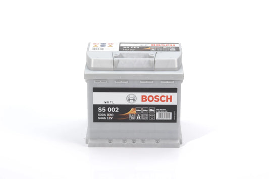 Batteria BOSCH S5 002 12V 54Ah 530A B13 - Alta Gamma