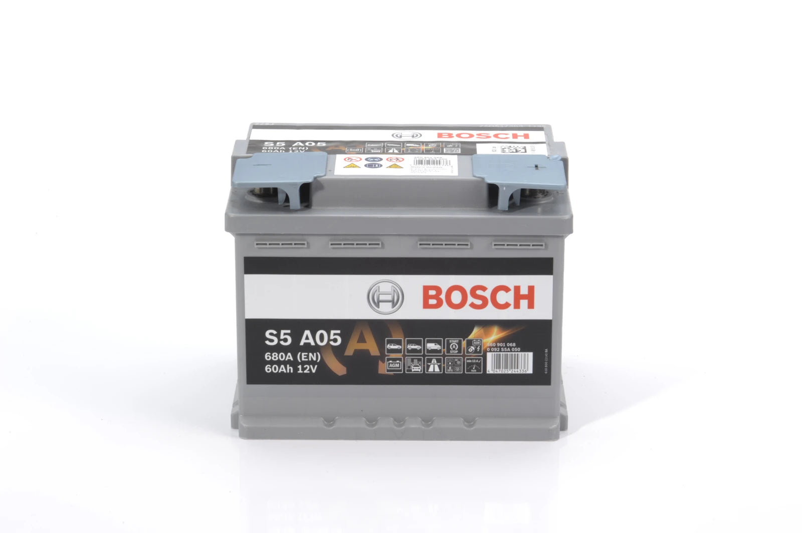 Batteria BOSCH S5 A05 12V 60Ah 680A AGM per Veicoli con Start/Stop