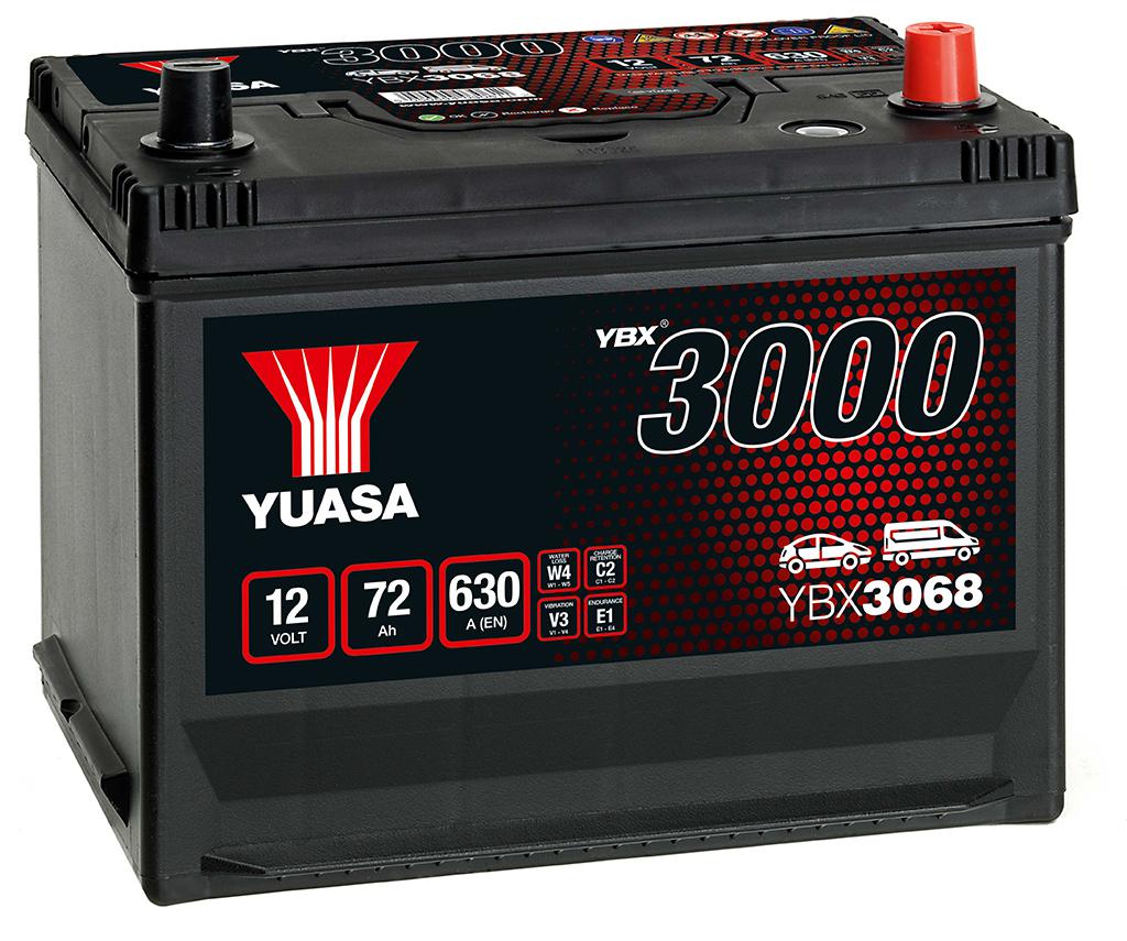 Batteria Yuasa YBX3068 - 72Ah 630A