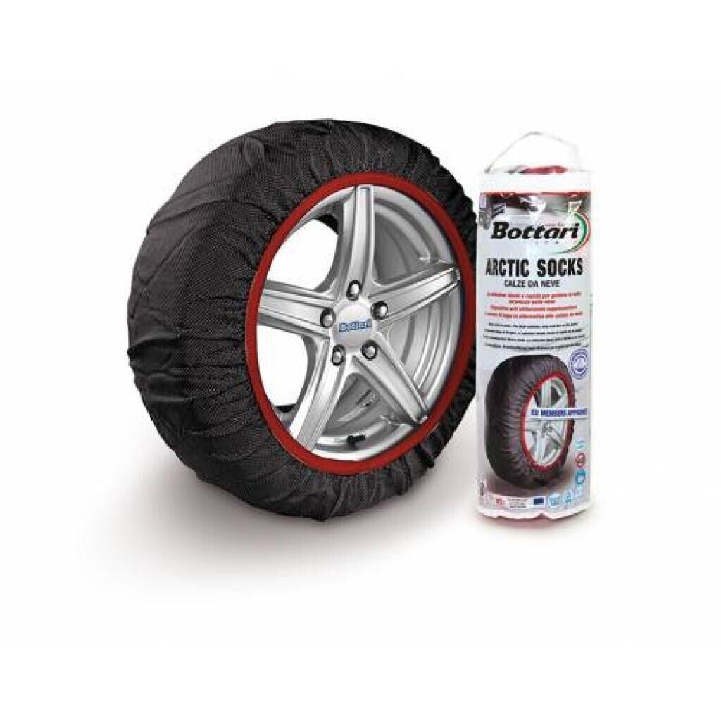 Calze da Neve (6 MISURE)- Facili da Montare, Sicurezza Istantanea! OMOLOGATE1