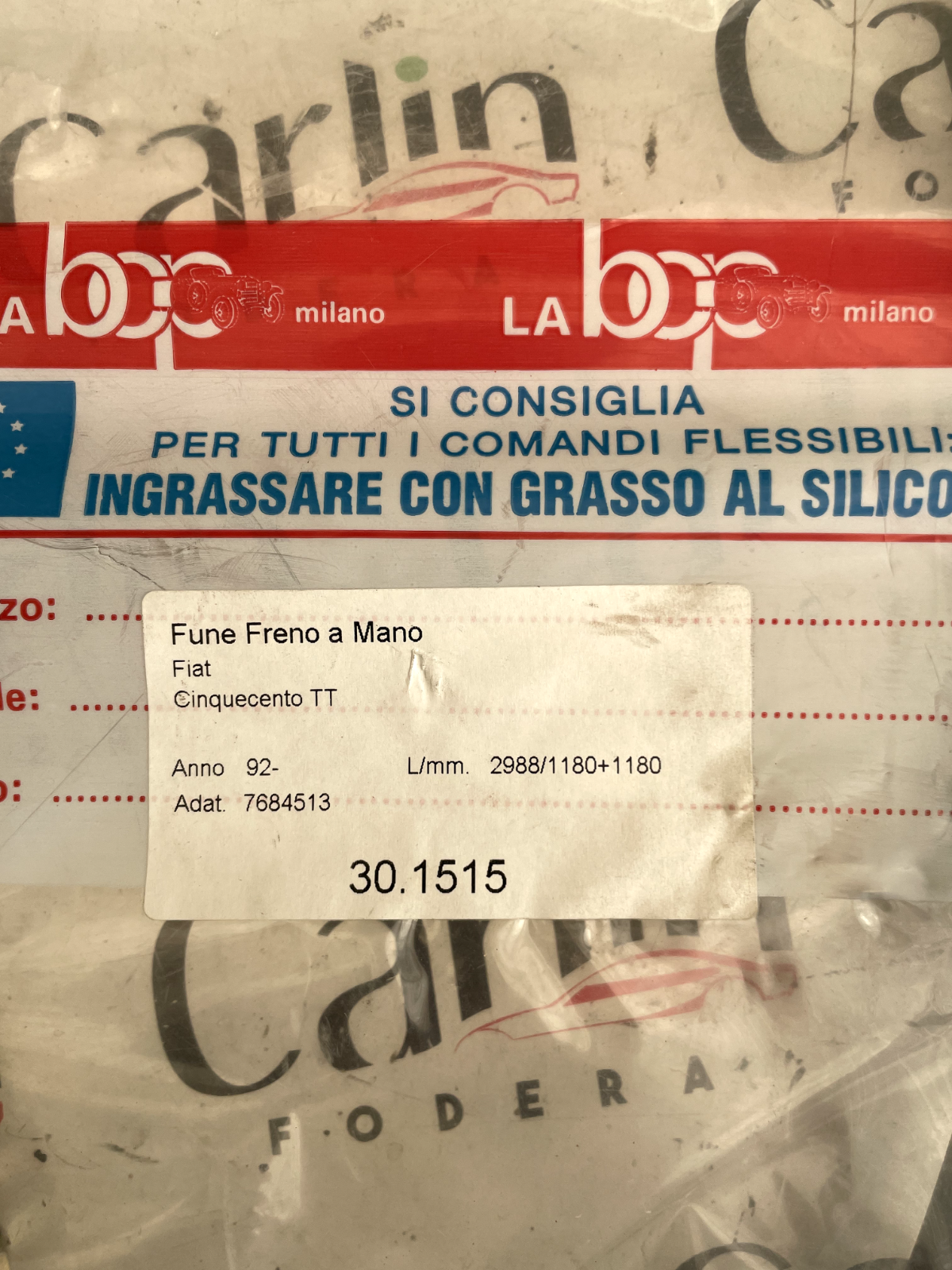 Cavo Freno a Mano Fiat Cinquecento - 7684513 detail 4