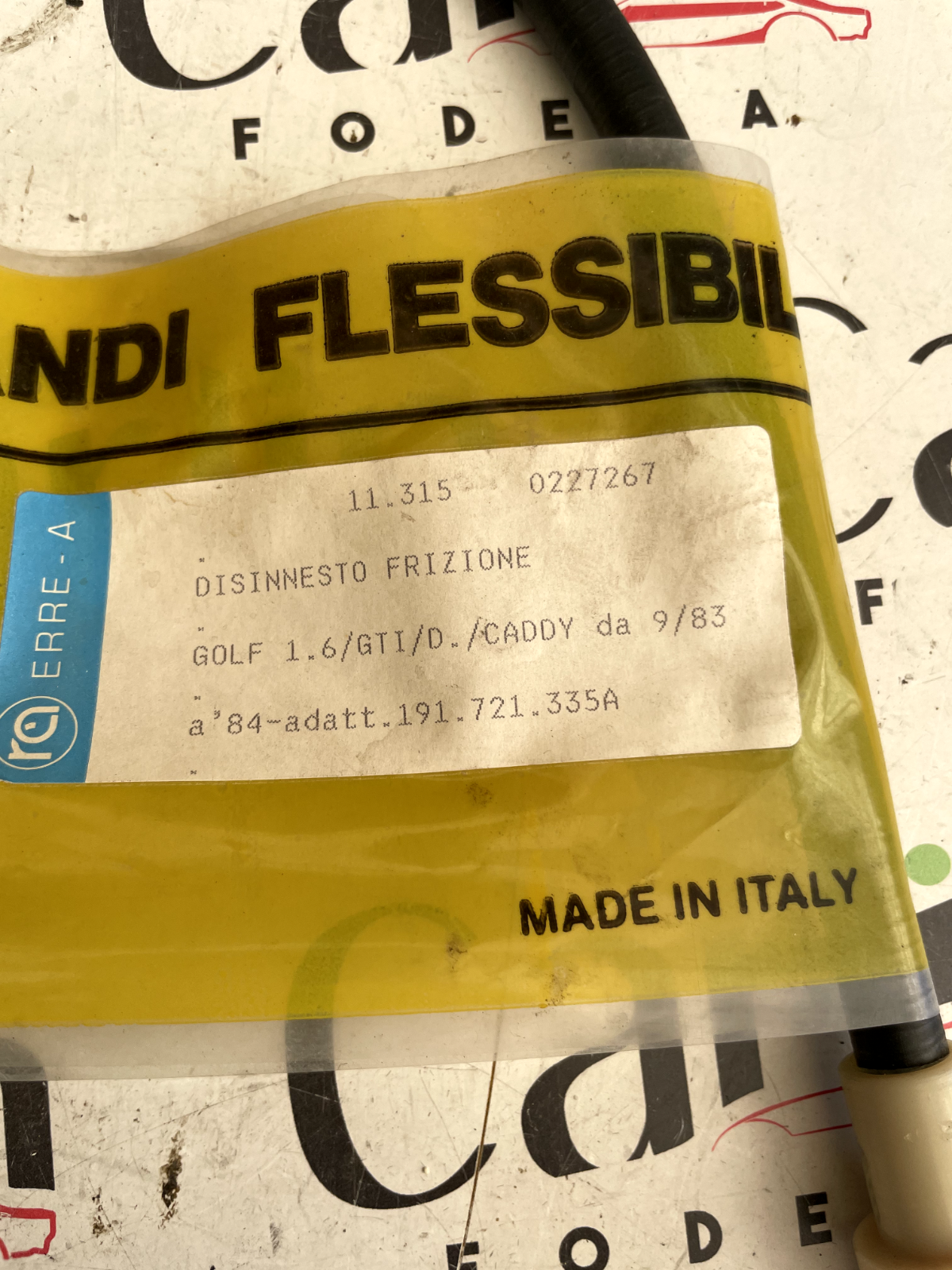 Cavo Freno a Mano VW Golf II GL-GTI - 191 609 721A detail 4