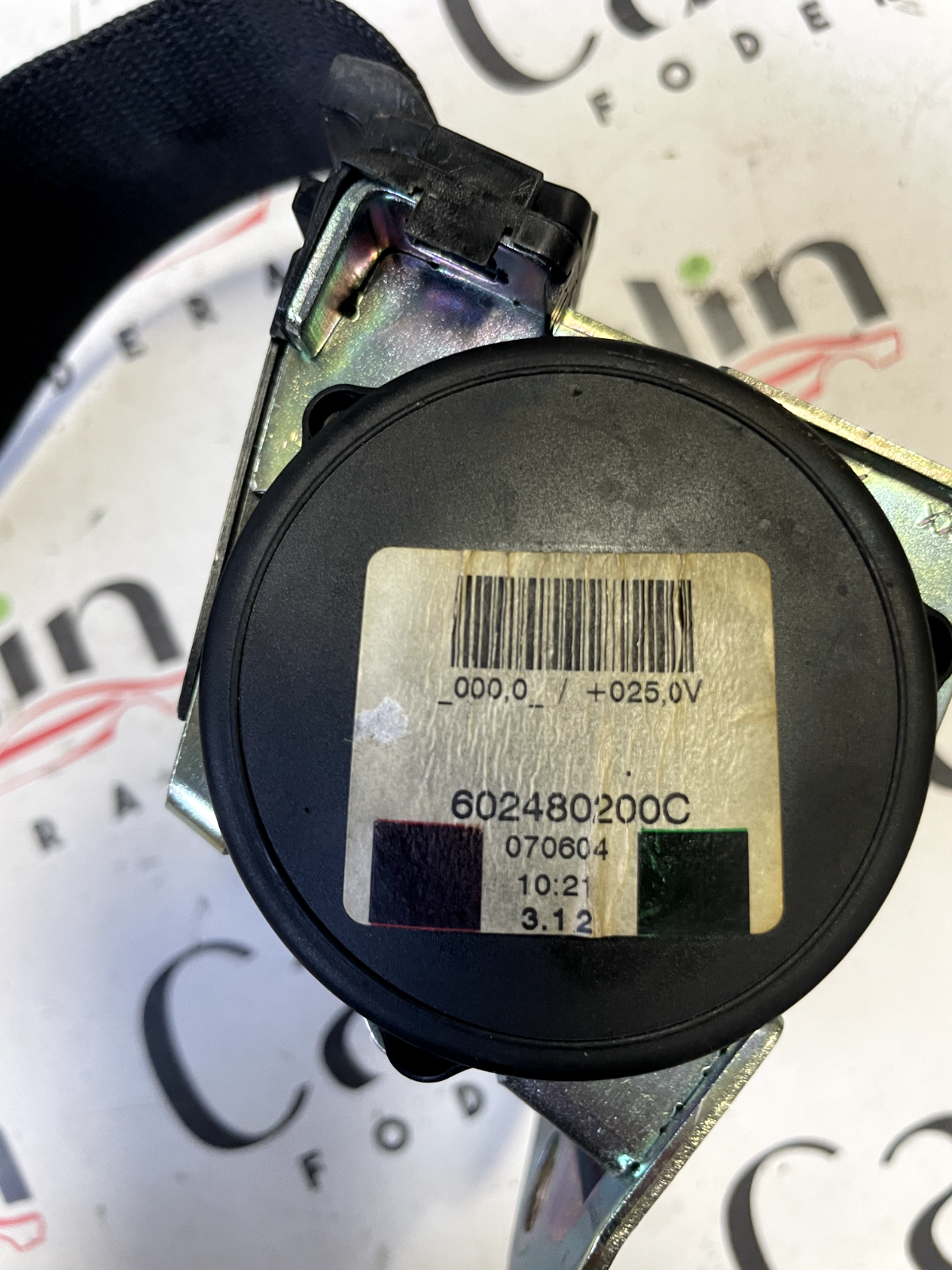 Cintura di Sicurezza Posteriore Centrale Mercedes-Benz Classe A 602480200C 3