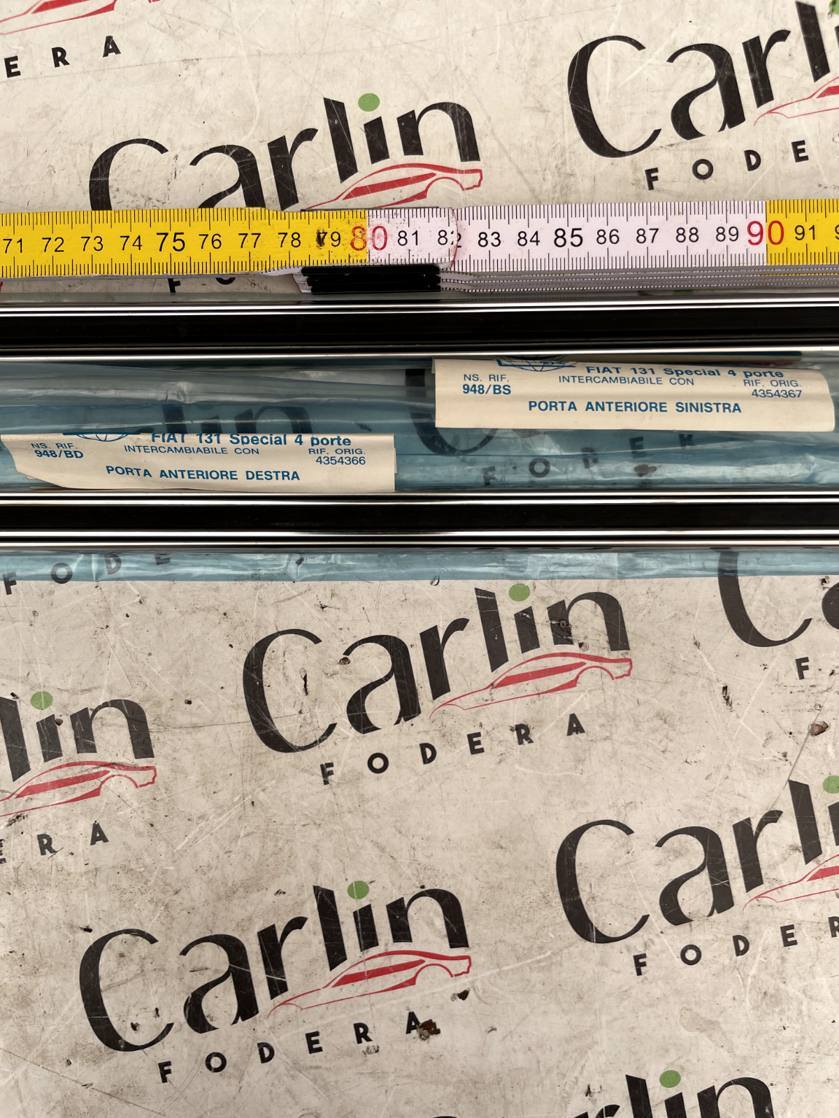 Coppia Modanatura Porta Anteriore Destra/Sinistra Fiat 131 detail 3