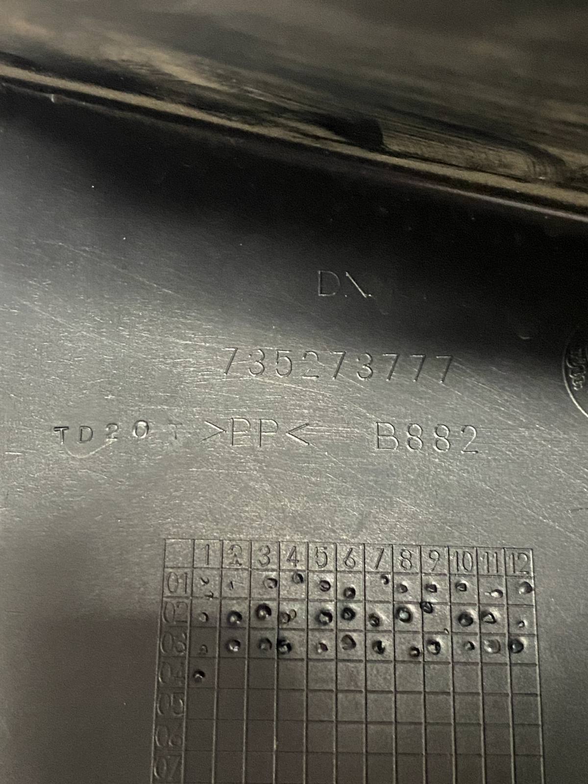 Coppia Supporti Cappelliera Fiat Stilo 735273777 detail 2