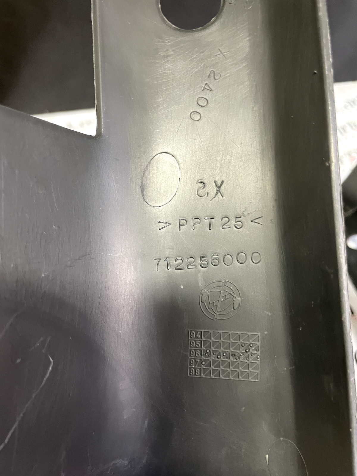 Coppia Supporto Cappelliera Lancia Ypsilon 712256000/712255000 detail 4