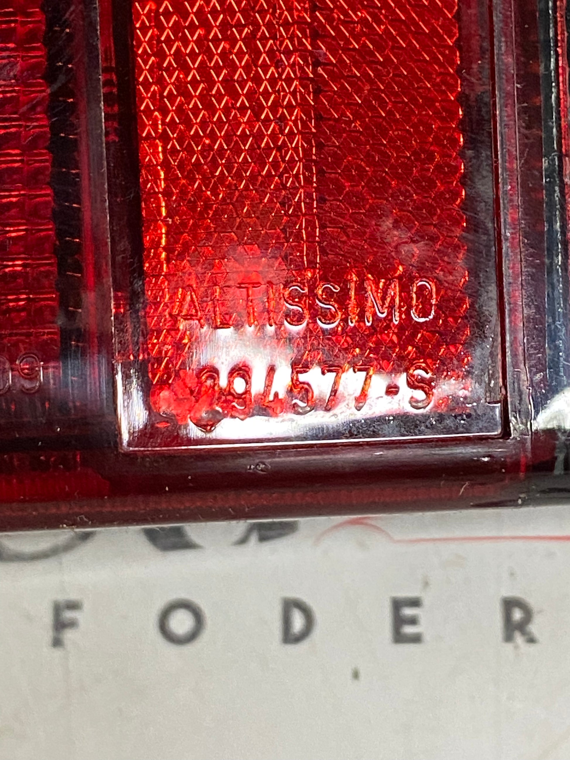 FANALE POSTERIORE SINISTRO NUOVO – LANCIA Y10 / AUTOBIANCHI Y10 – OEM 7618550 8