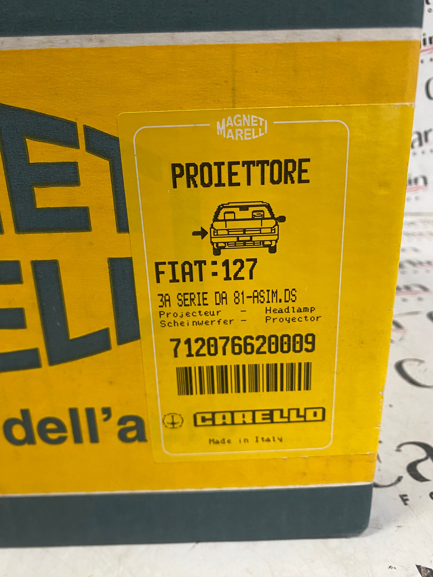 FARO ANTERIORE DESTRO NUOVO – FIAT 127 – 712076620009 7