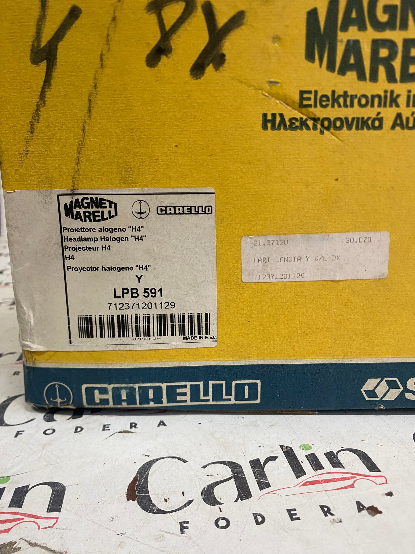 FARO ANTERIORE DESTRO NUOVO – LANCIA Y – ORIGINALE 712371201129 7