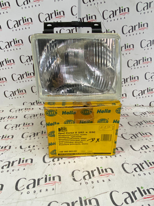 Faro Anteriore Destro HELLA 1EE 960 002-321 per Opel Corsa