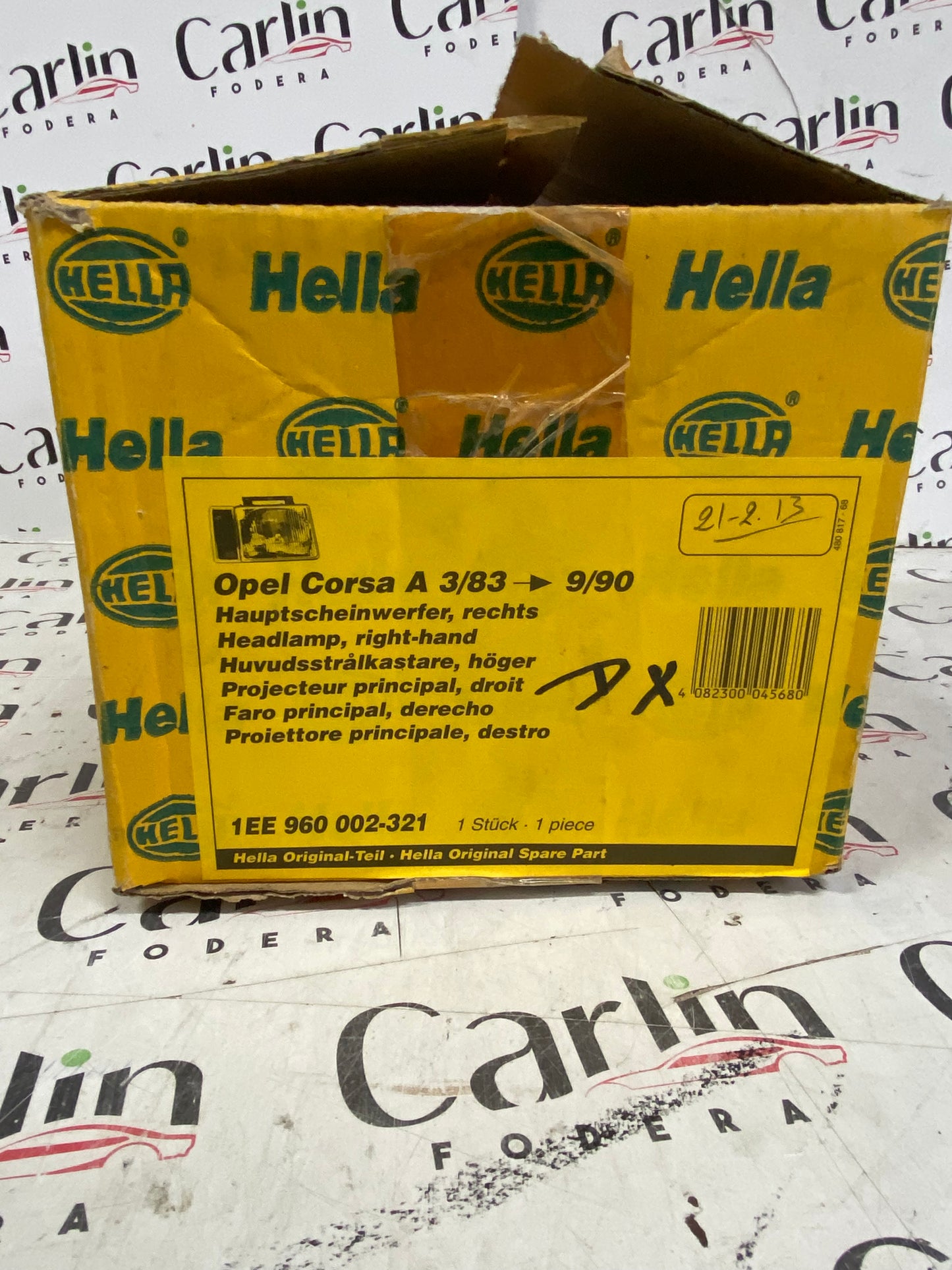 Faro Anteriore Destro HELLA 1EE 960 002-321 per Opel Corsa 7