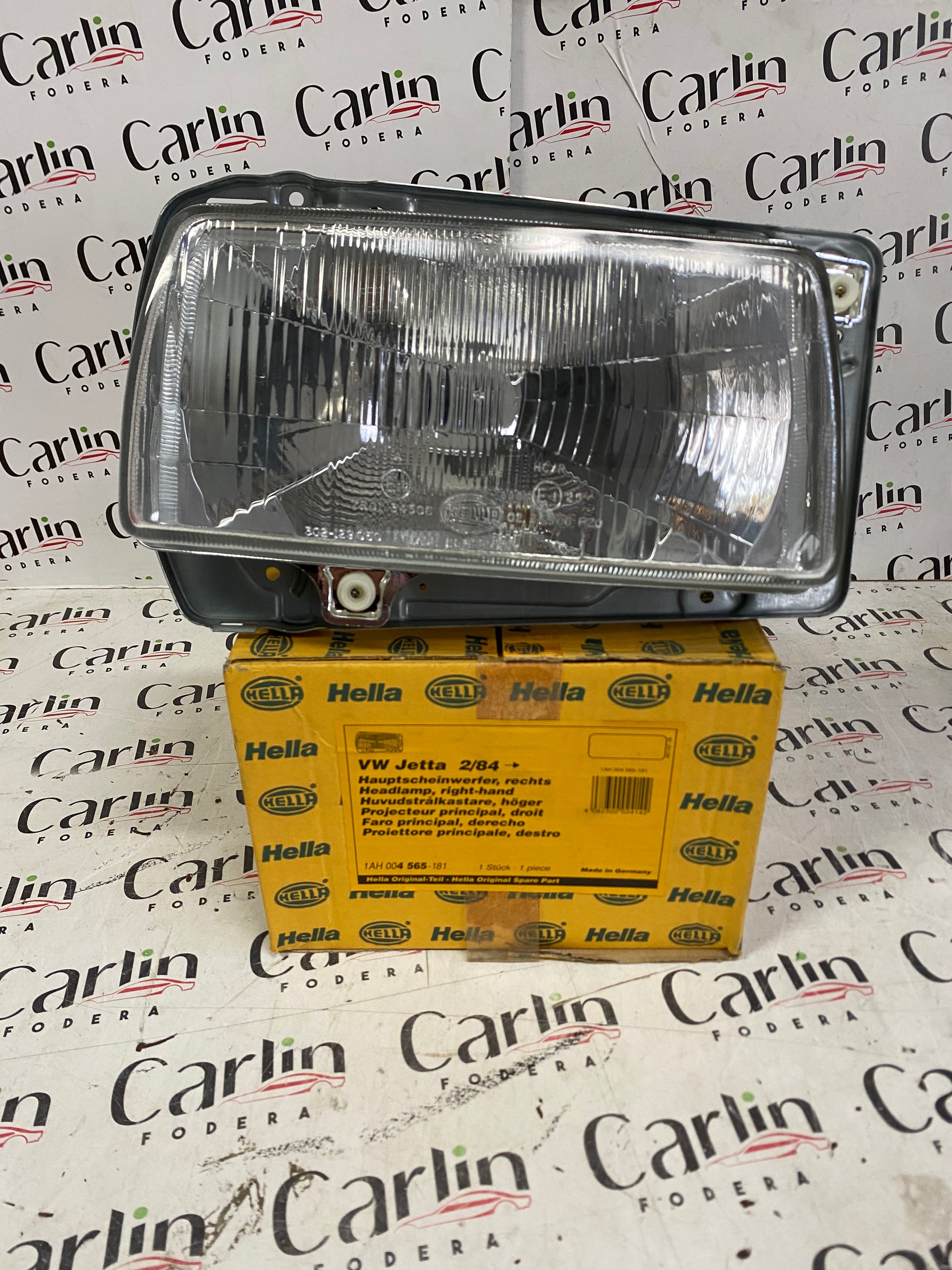 Faro Anteriore Destro VW Jetta II HELLA 1AH004565181 Alogeno