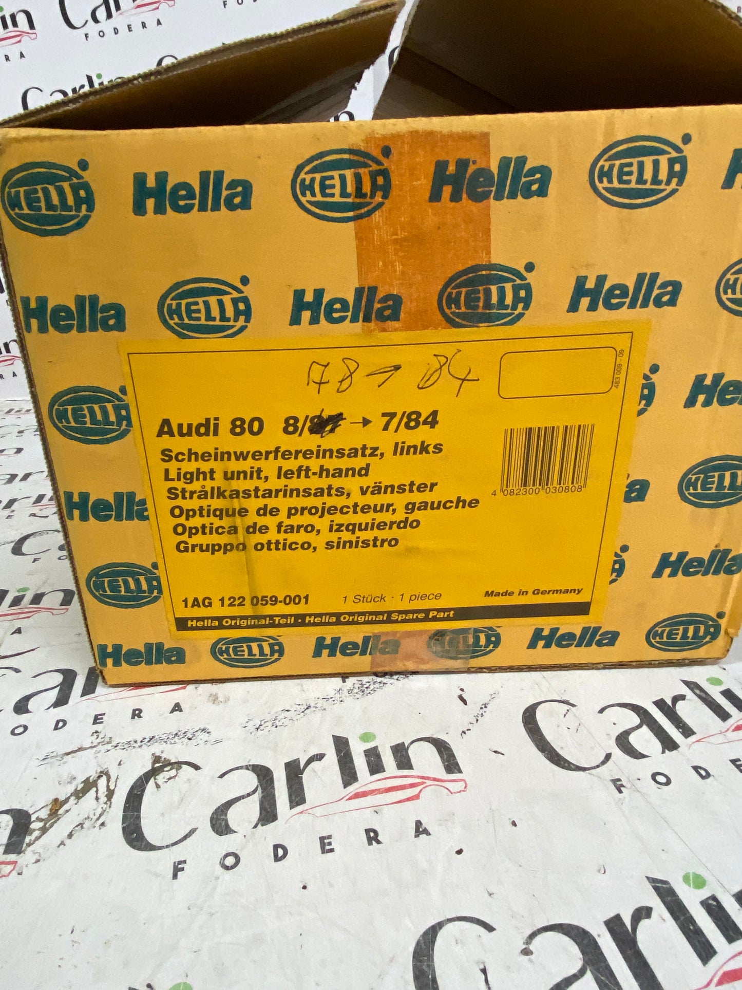 Faro Anteriore Sinistro HELLA 1AG 122 059-001 Audi 80 B2 (1978–1984) 5