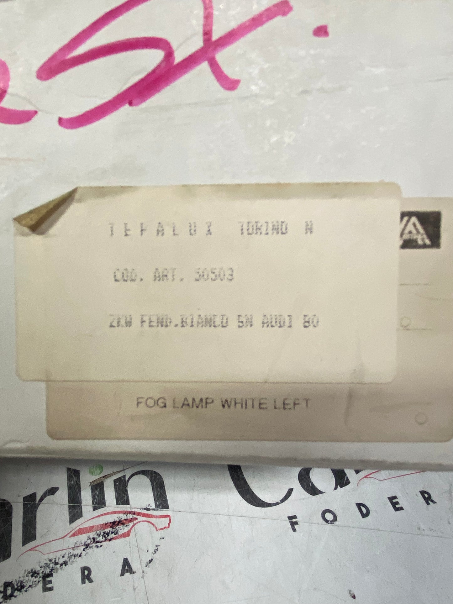 Fendinebbia Sinistro AUDI 80 -  50503/2 6