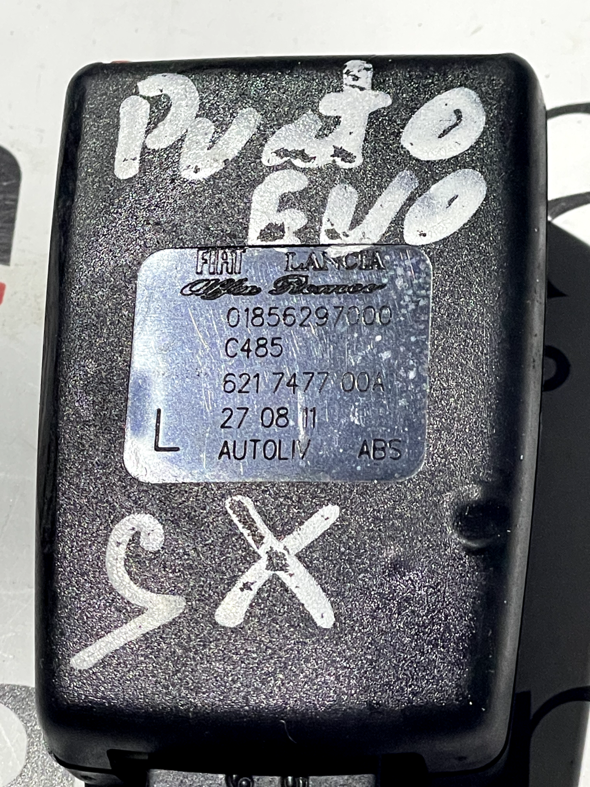 Fibbia Cintura Sicurezza Anteriore Sinistra Fiat Punto Evo detail 3