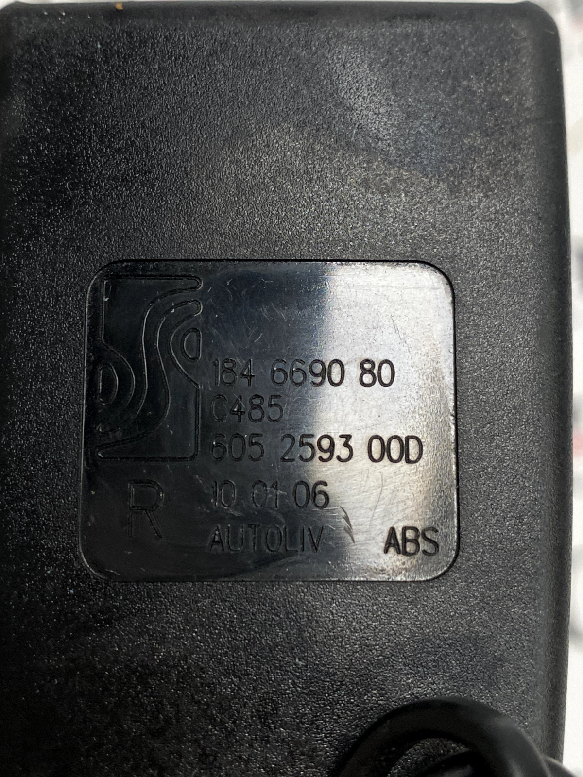 Fibbia Cintura Sicurezza DX Fiat Grande Punto - 184669080 detail 4