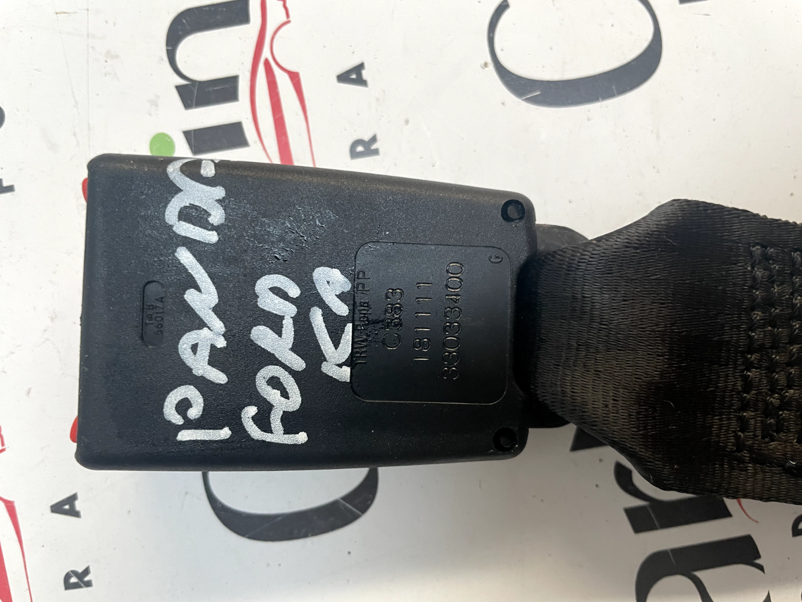 Fibbia Cintura Sicurezza Posteriore SX Fiat Panda - 33033400 detail 4