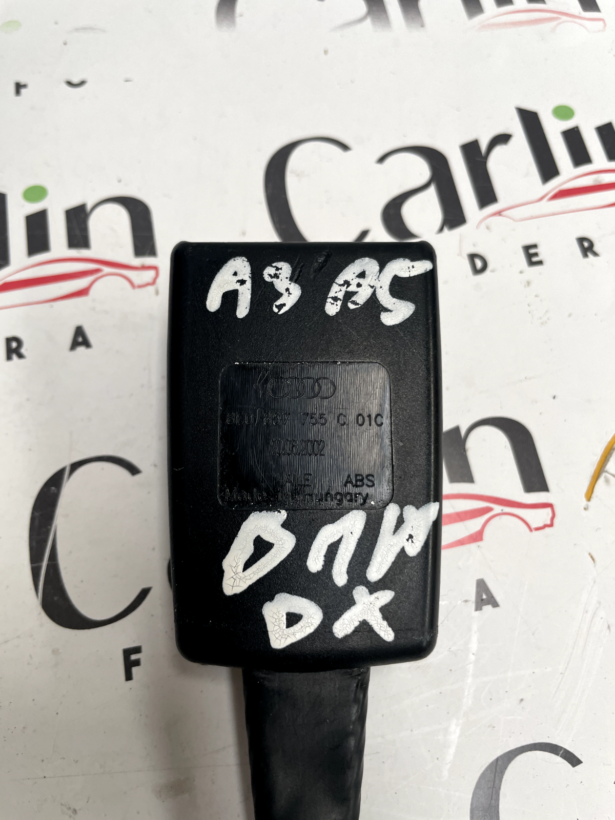 Fibbia Cintura di Sicurezza DX Audi A3/A5 8E0857755C detail 4