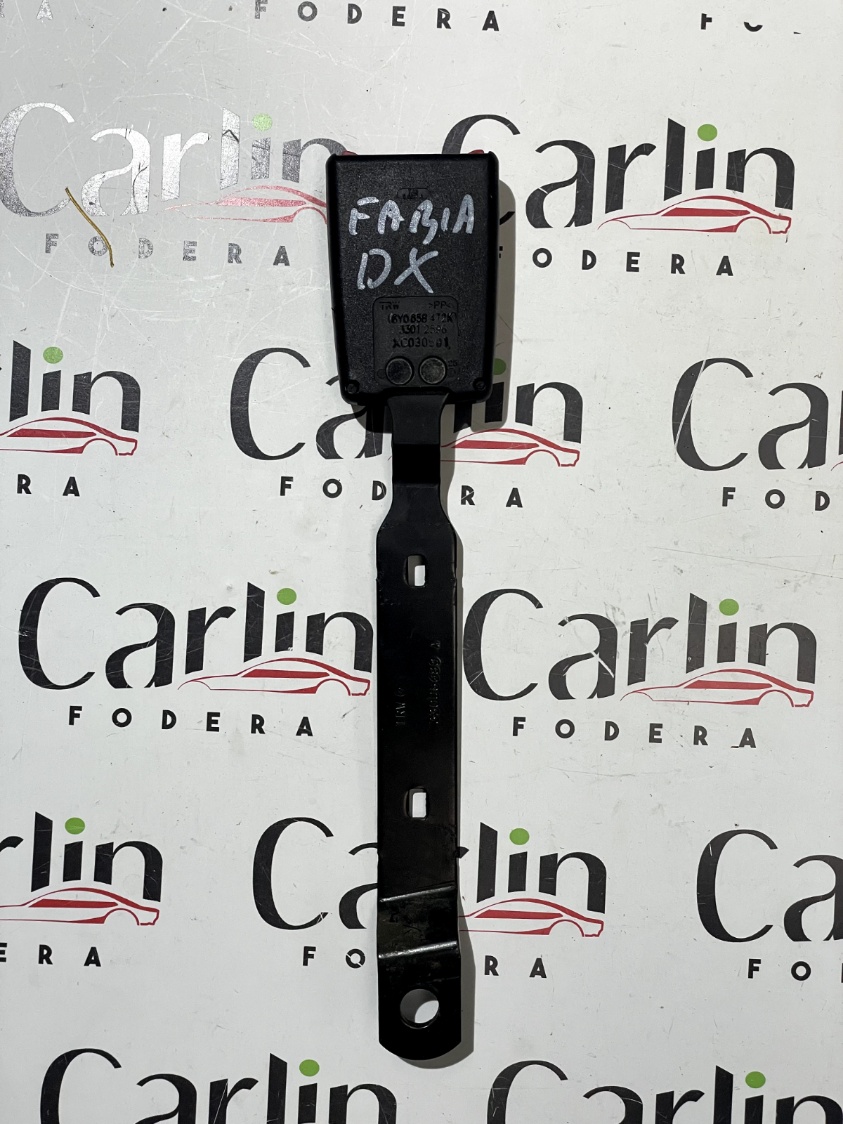 Fibbia Cintura di Sicurezza DX Skoda Fabia 6Y0858472K detail 2