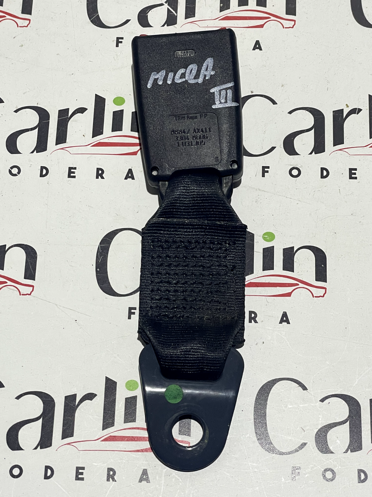 Fibbia Cintura di Sicurezza Dx/Sx Nissan Micra III 88842AX411 detail 2