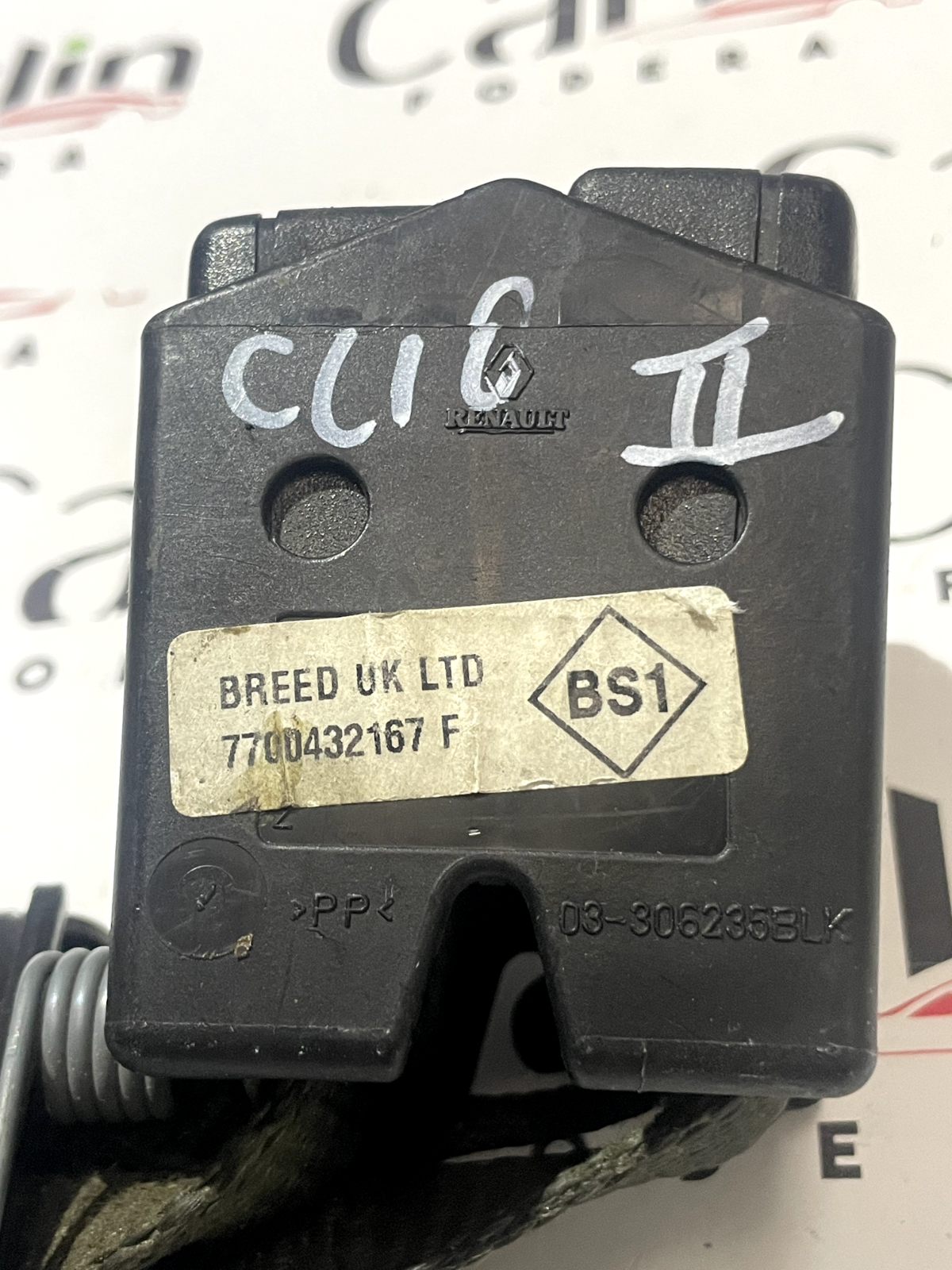 Fibbia Cintura di Sicurezza Renault Clio II - 7700432167F detail 3