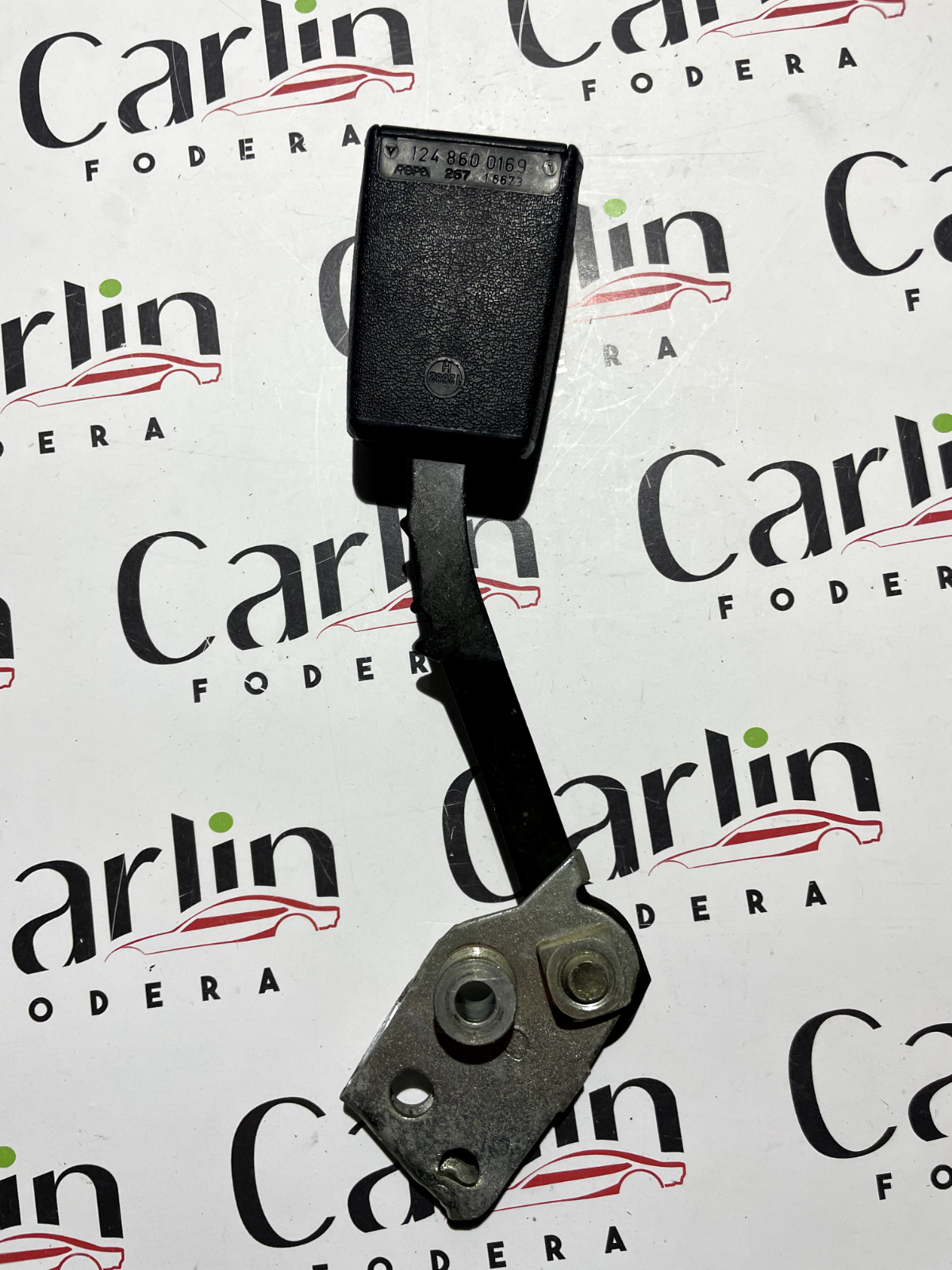 Fibbia Cintura di Sicurezza SX Mercedes W201/W124 - 1248600169 detail 3