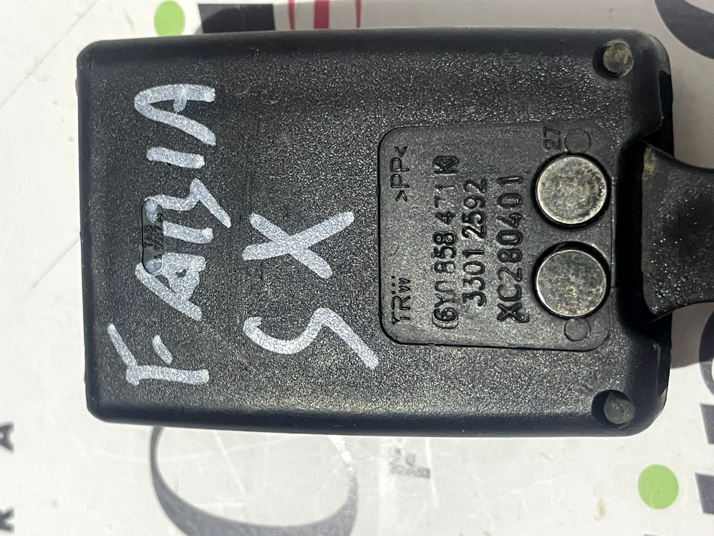 Fibbia Cintura di Sicurezza SX Skoda Fabia 6Y0858471K detail 4