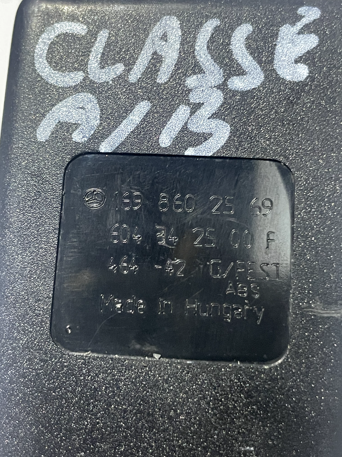 Fibbia Cintura di sicurezza Mercedes Classe A/B - 1698602569 detail 3