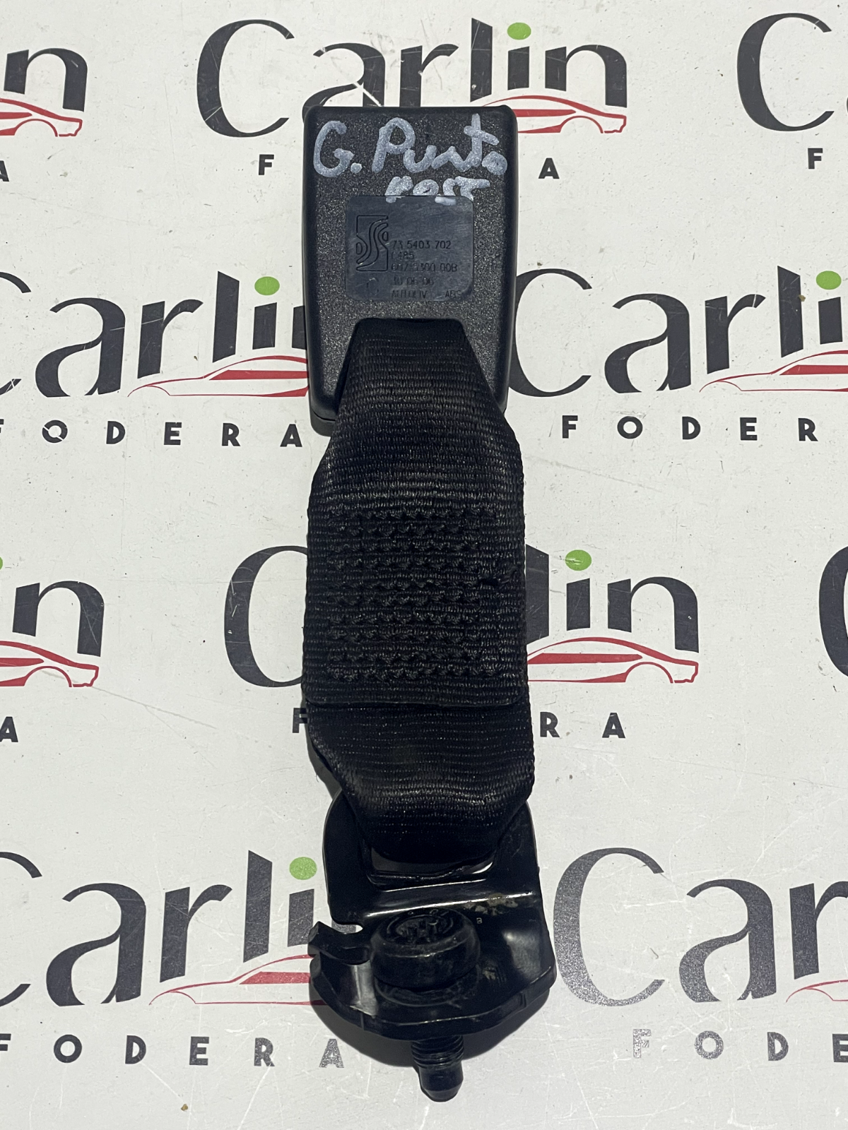 Fibbia cintura sicurezza posteriore centrale Fiat Grande Punto 735403702 detail 2