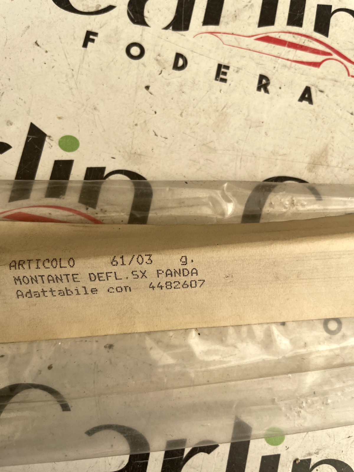 Guida Vetro Deflettore Porta Sinistra Fiat Panda 30/45  4482607 detail 5