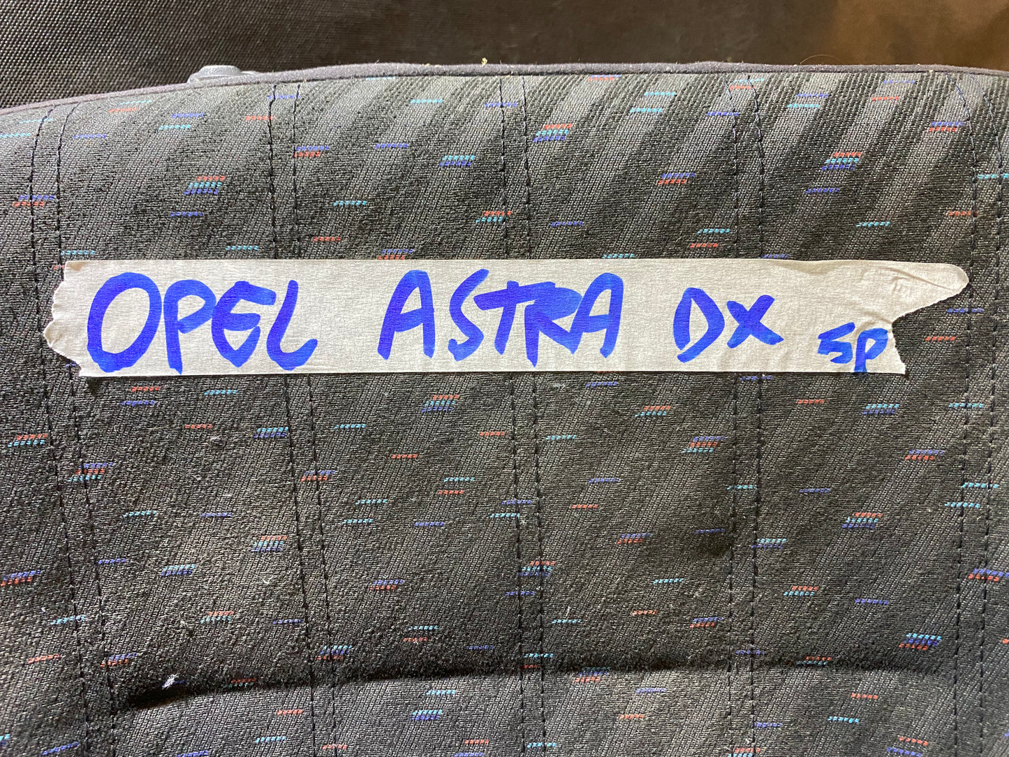 Opel Astra F - Sedile Anteriore Destro Berlina 1992 - Usato in Buone Condizioni