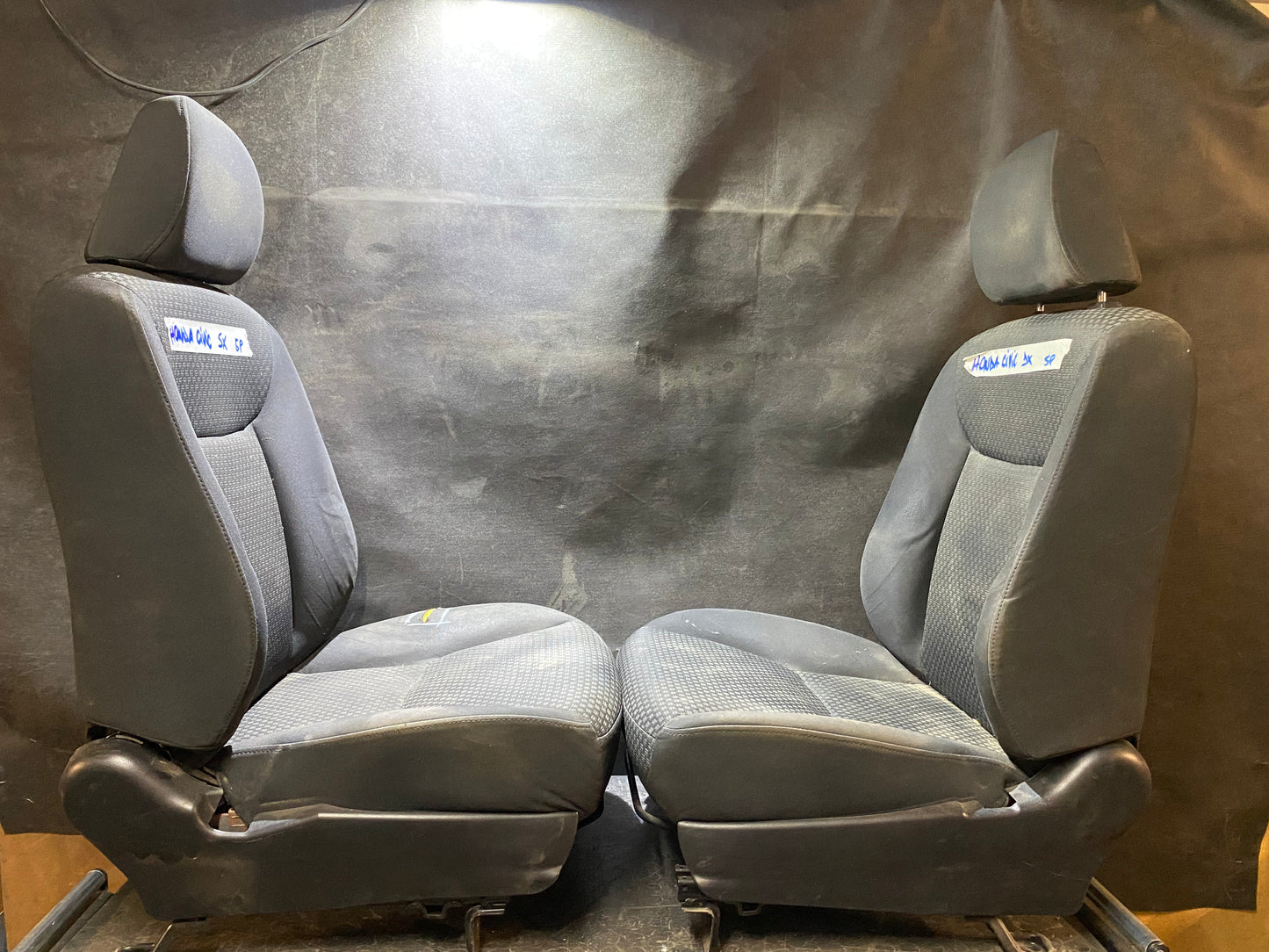 Honda Civic 5P 2003 - Coppia Sedile Anteriore Sinistro e Destro - Usato in Buone Condizioni