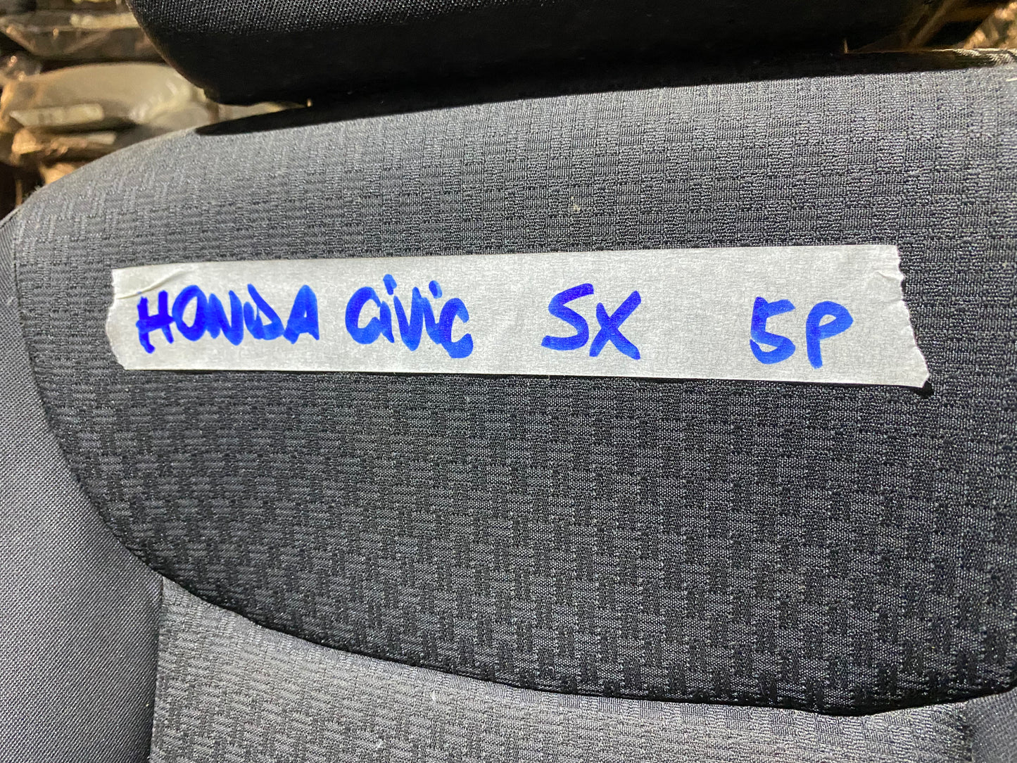 Honda Civic 5P 2003 - Coppia Sedile Anteriore Sinistro e Destro - Usato in Buone Condizioni