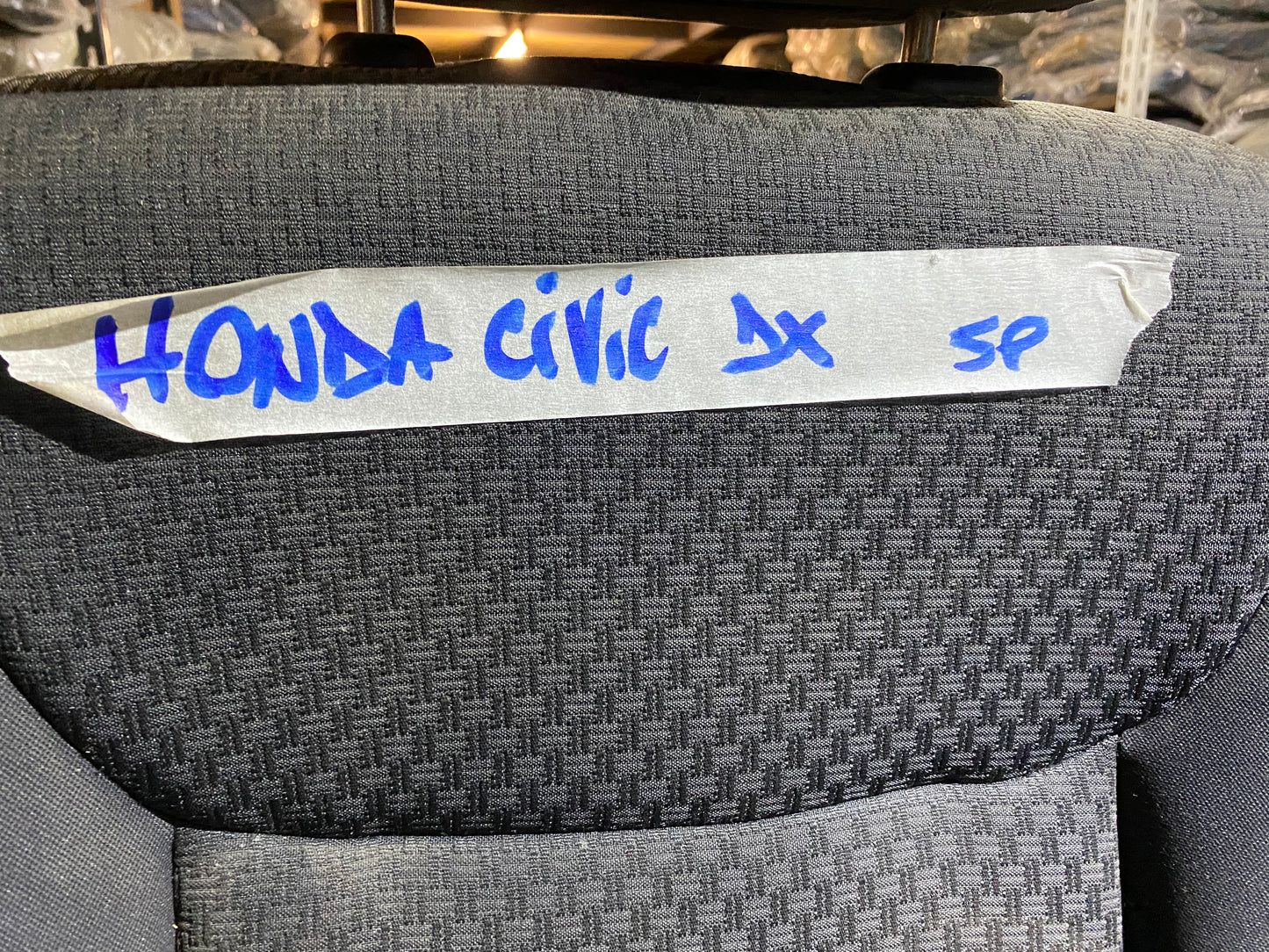 Honda Civic 5P 2003 - Coppia Sedile Anteriore Sinistro e Destro - Usato in Buone Condizioni