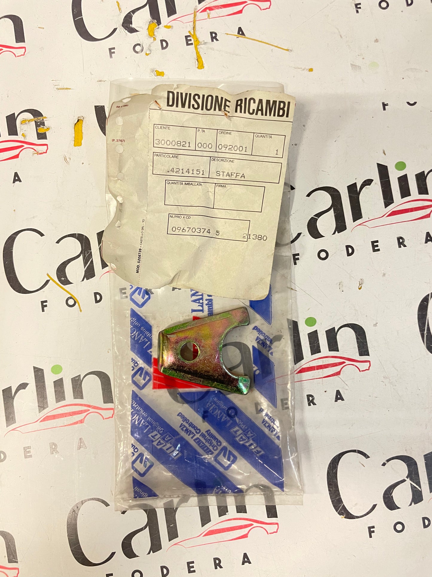 STAFFA DISTRIBUTORE ACCENSIONE FIAT-LANCIA-ALFA - 4214151 NUOVA ORIGINALE