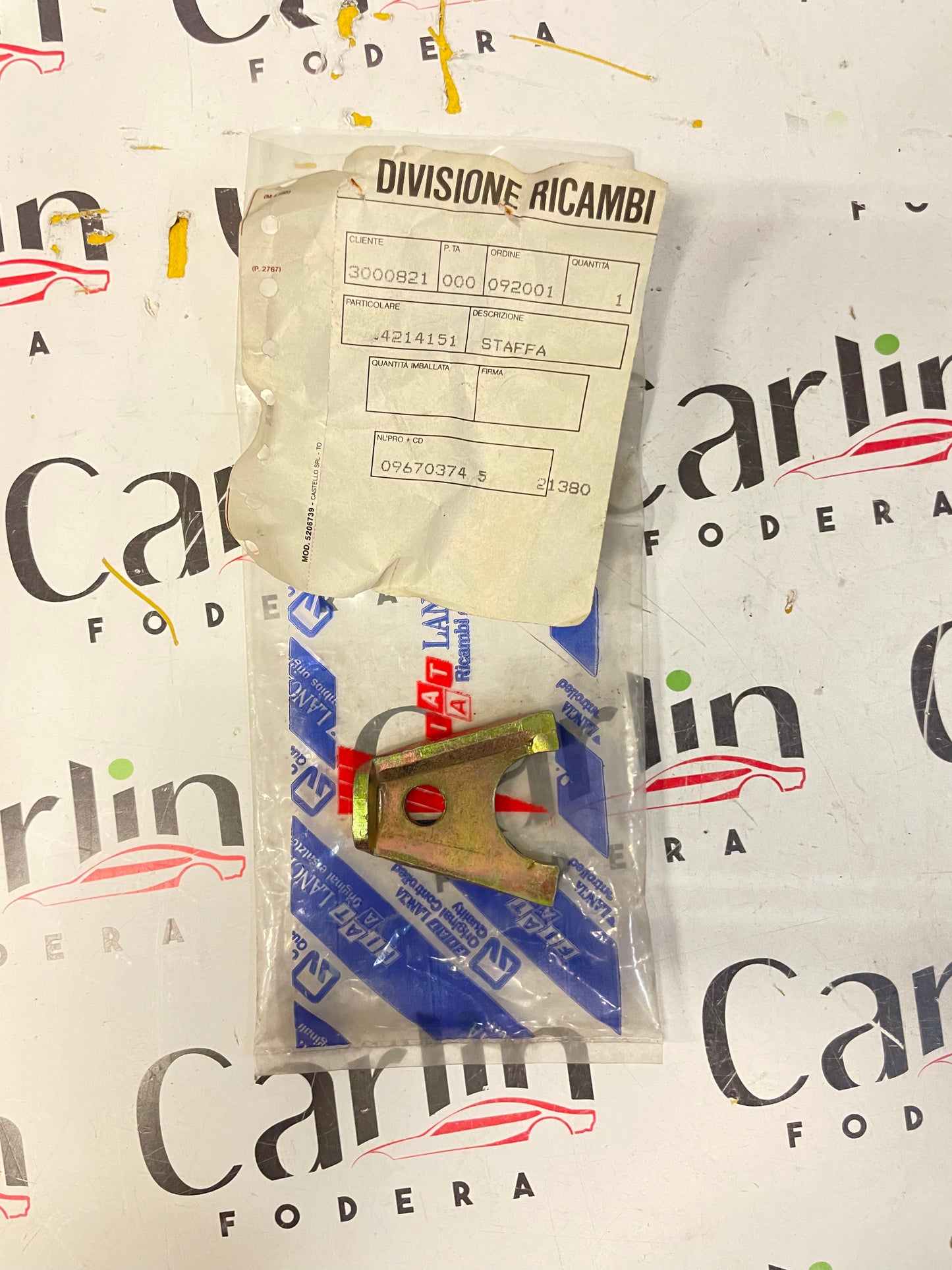 STAFFA DISTRIBUTORE ACCENSIONE FIAT-LANCIA-ALFA - 4214151 NUOVA ORIGINALE